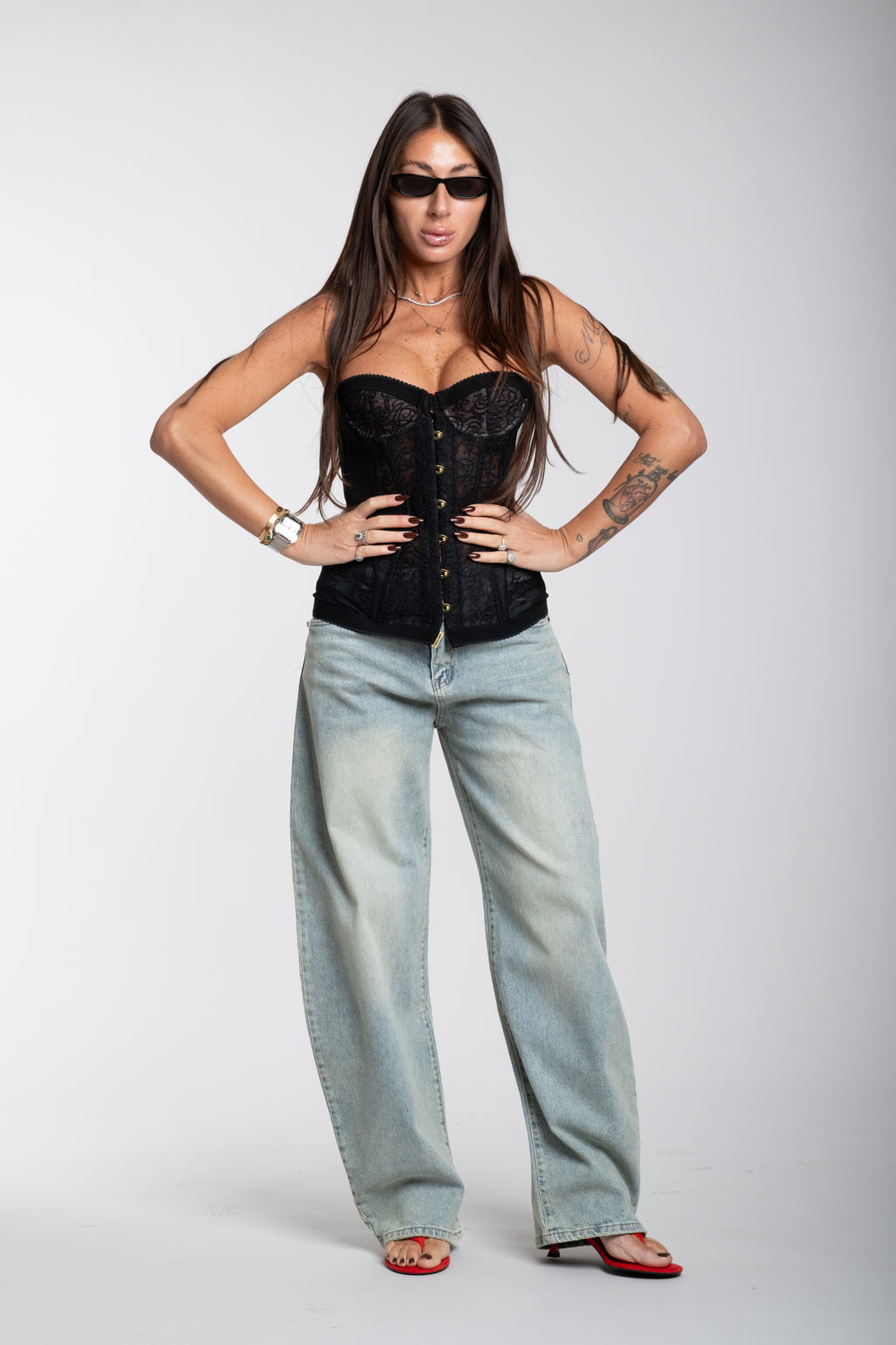 Jeans ballon chiaro