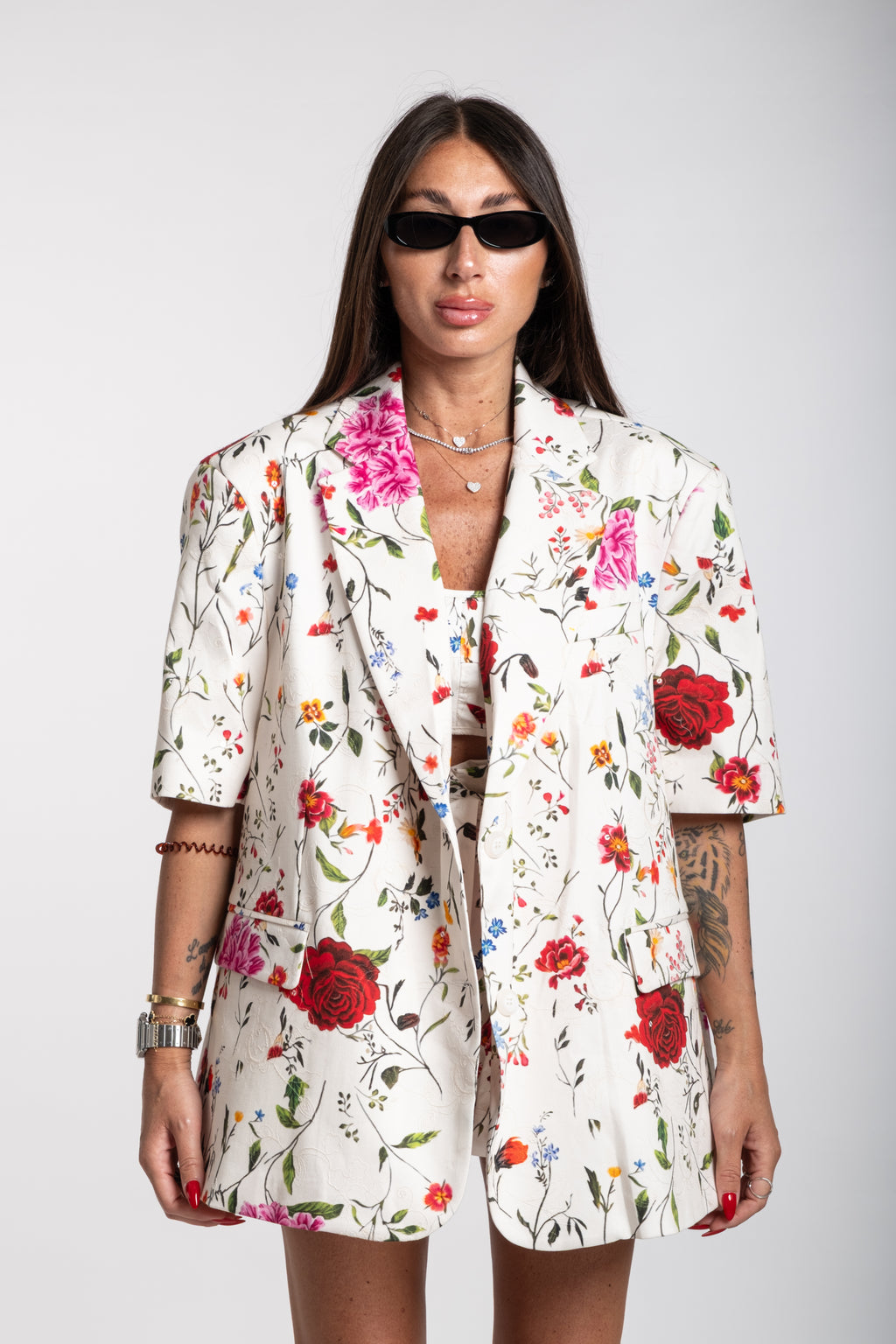 Tailleur tre pezzi Lumina flowers