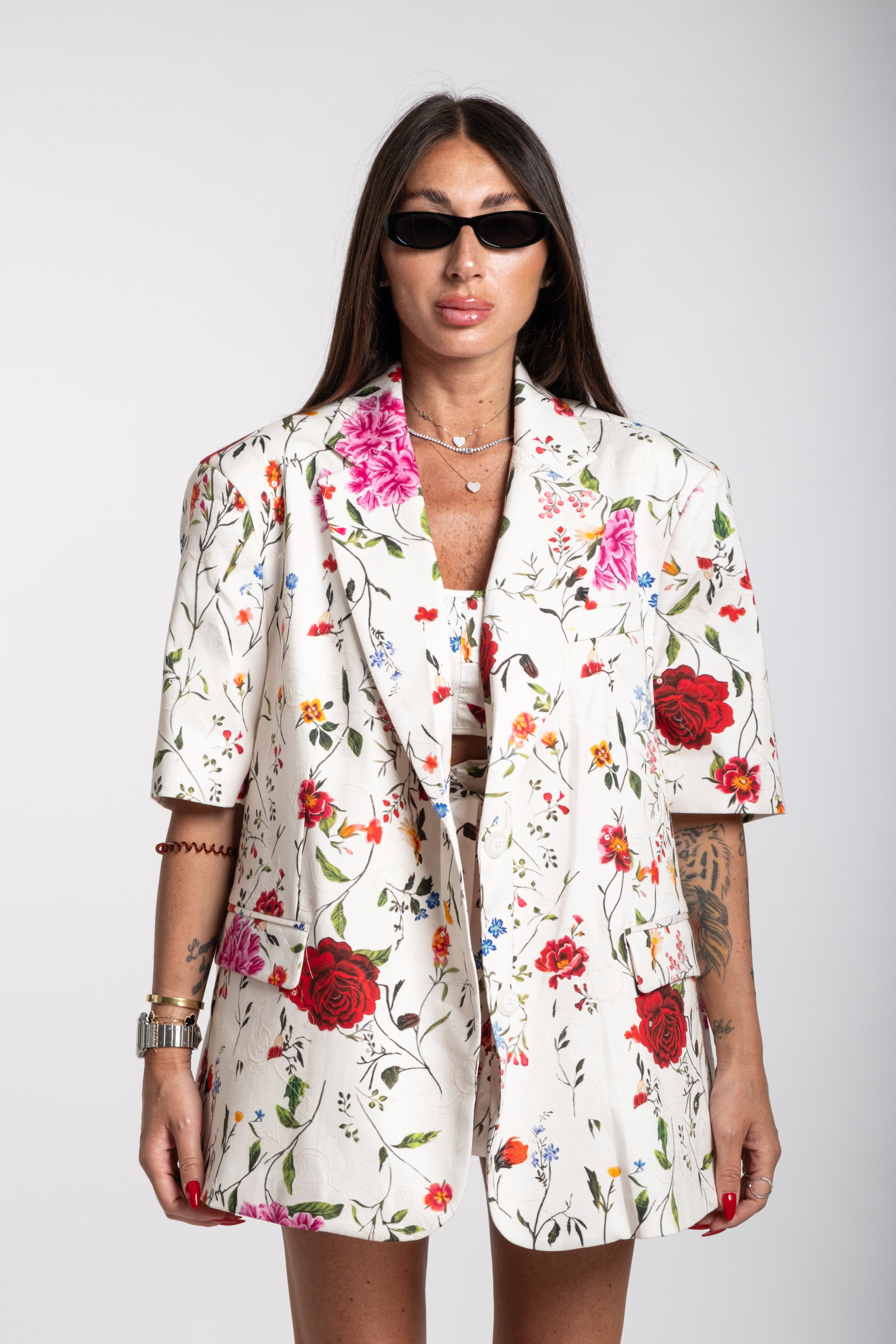 Tailleur tre pezzi Lumina flowers