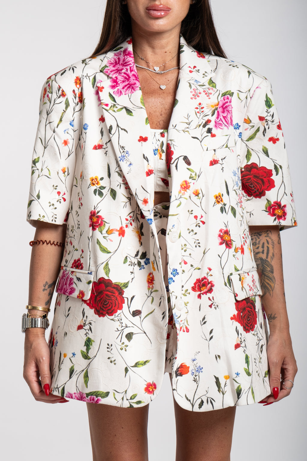 Tailleur tre pezzi Lumina flowers