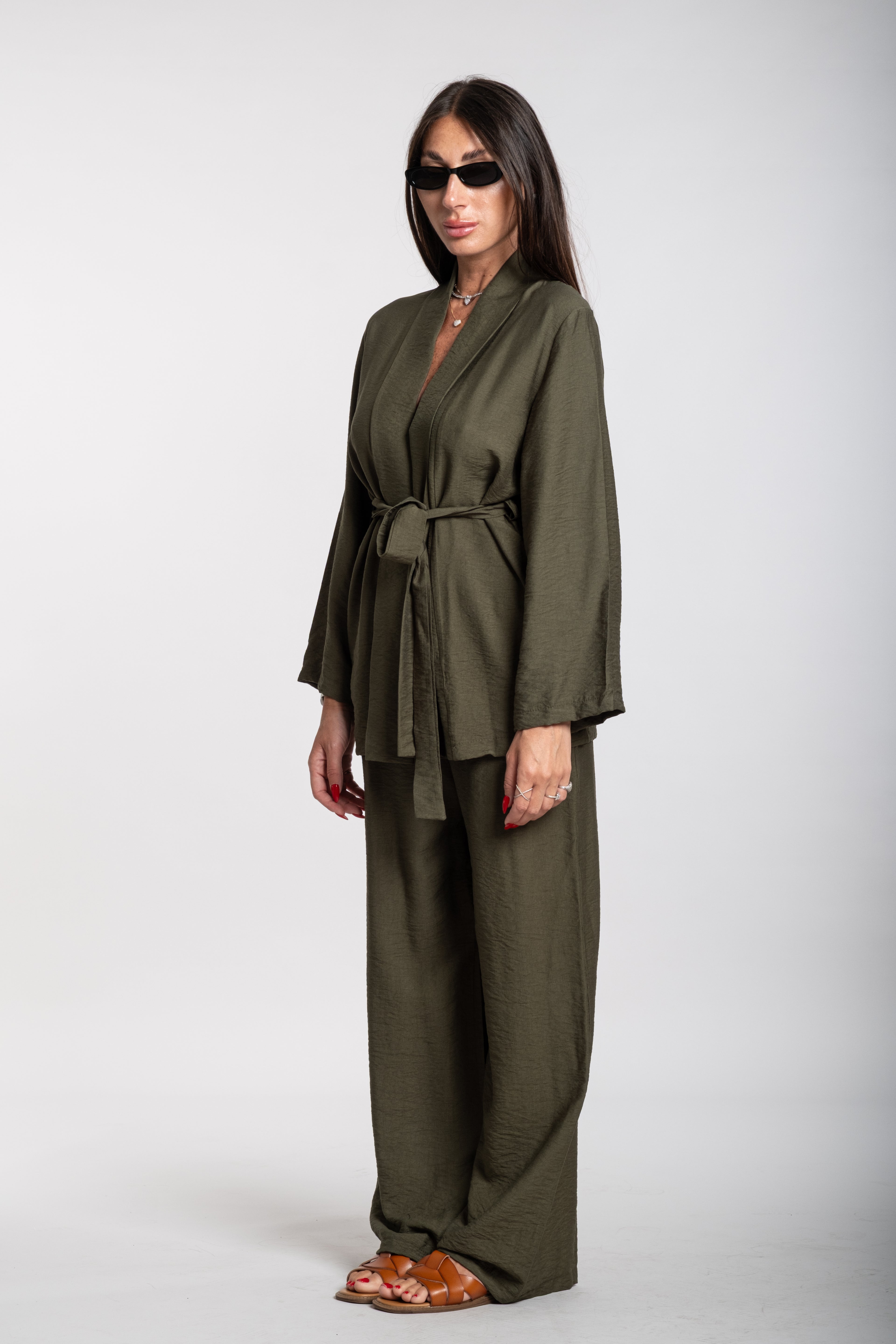 Tailleur Kenya verde militare