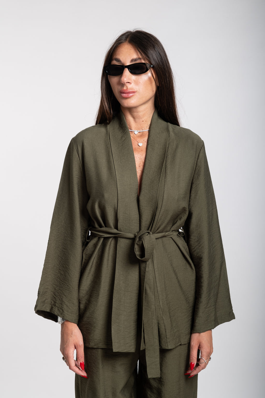 Tailleur Kenya verde militare