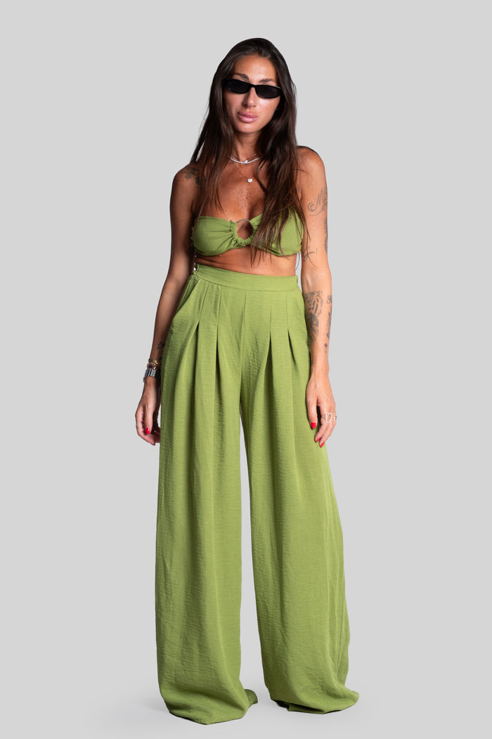 Coordinato cerchio Lucy verde