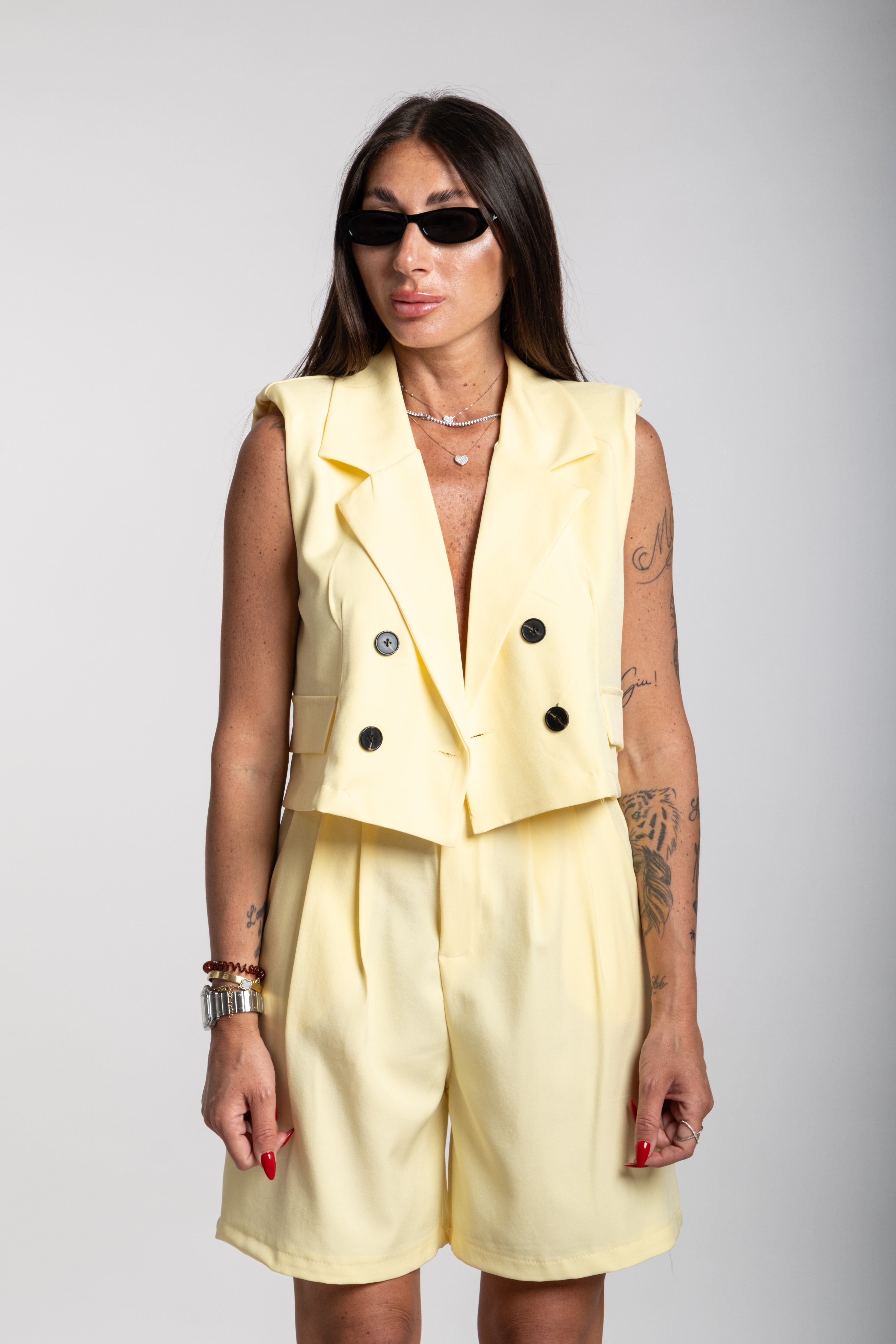 Tailleur Ginevra giallo