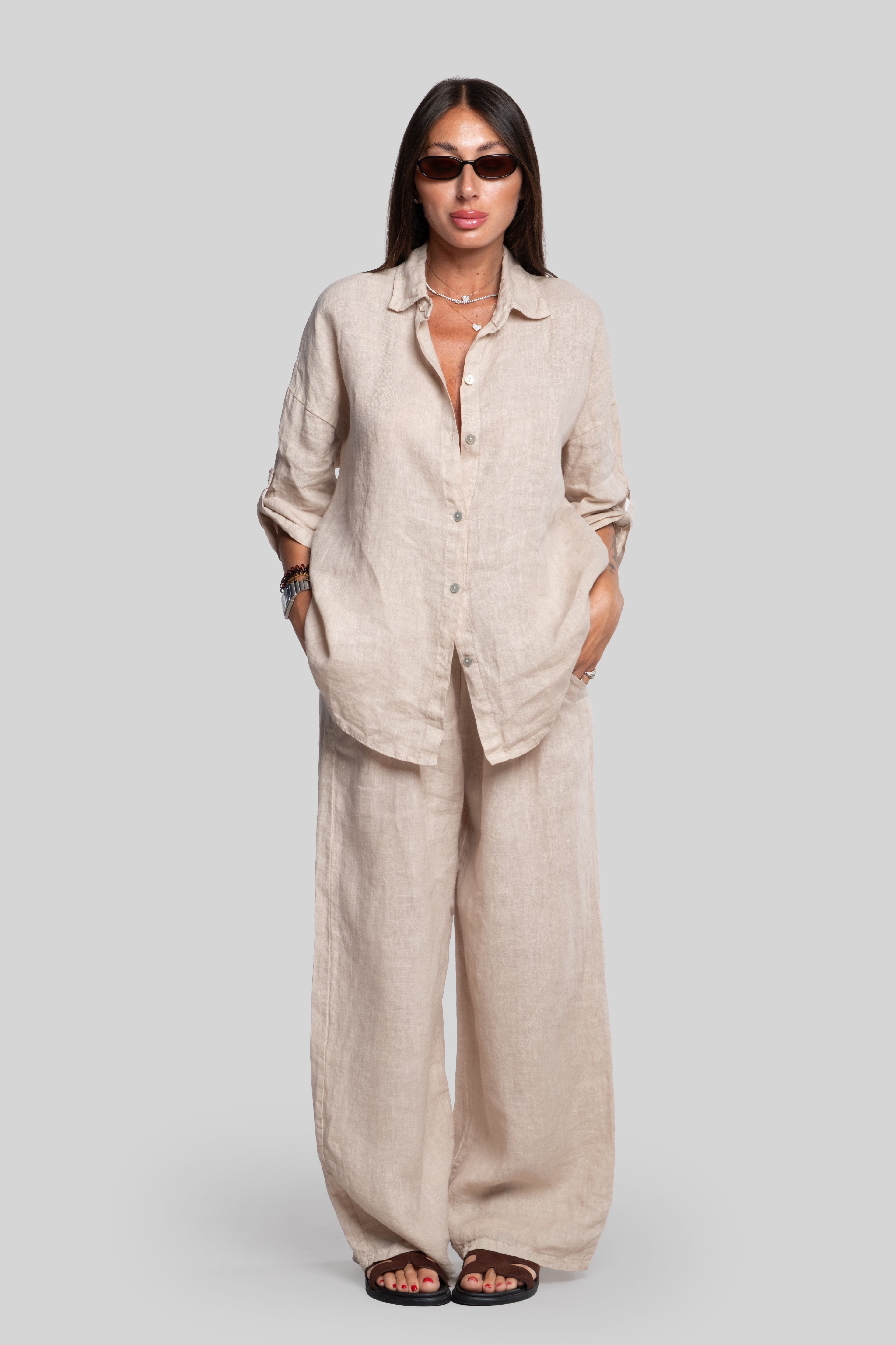 Coordinato 100% lino canapa