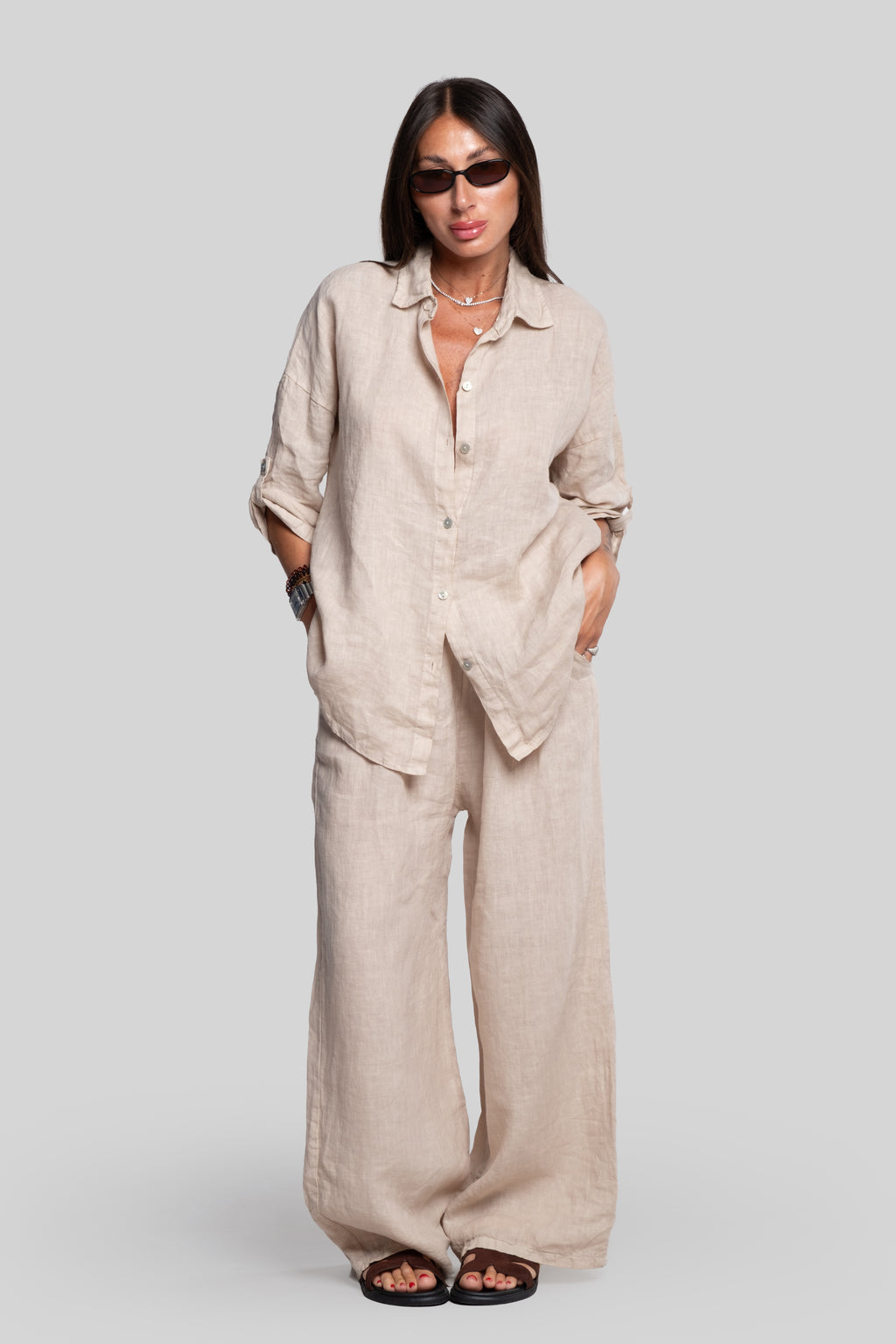 Coordinato 100% lino canapa