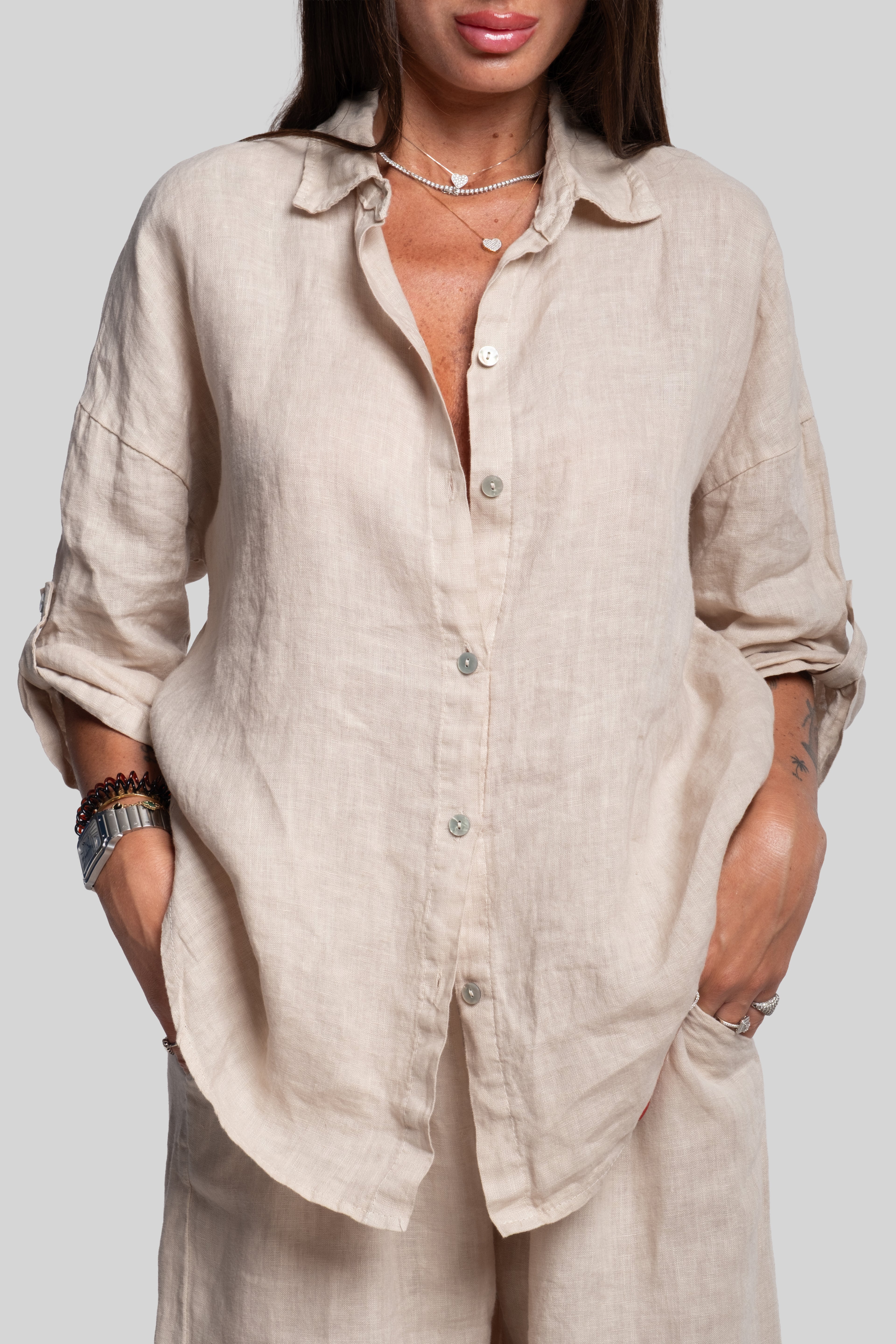 Coordinato 100% lino canapa