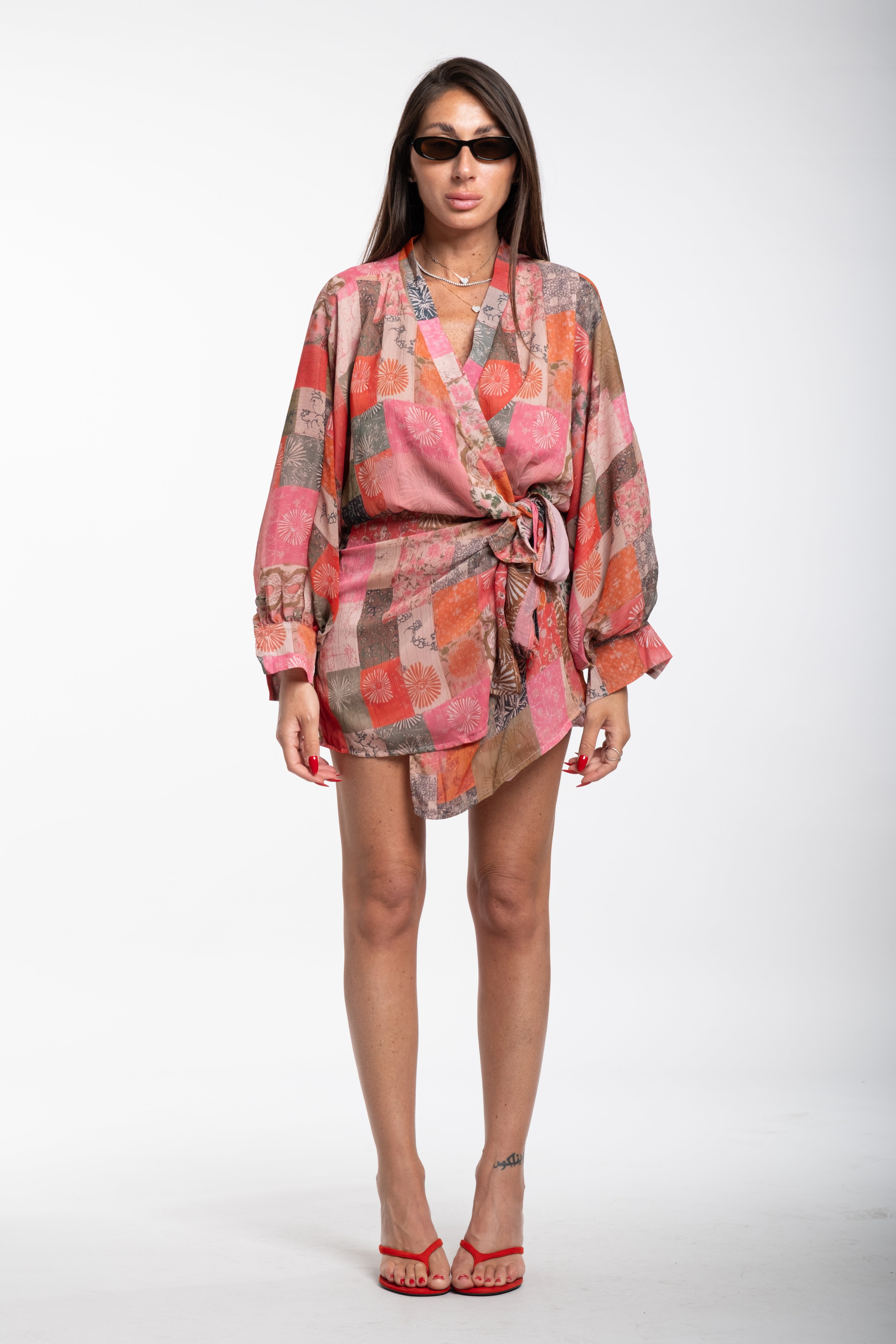 Abito portafoglio rosa