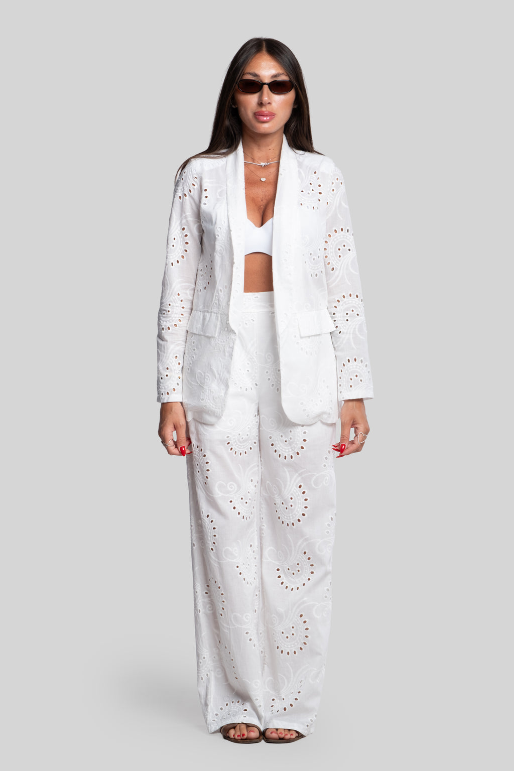 Tailleur pizzo san gallo