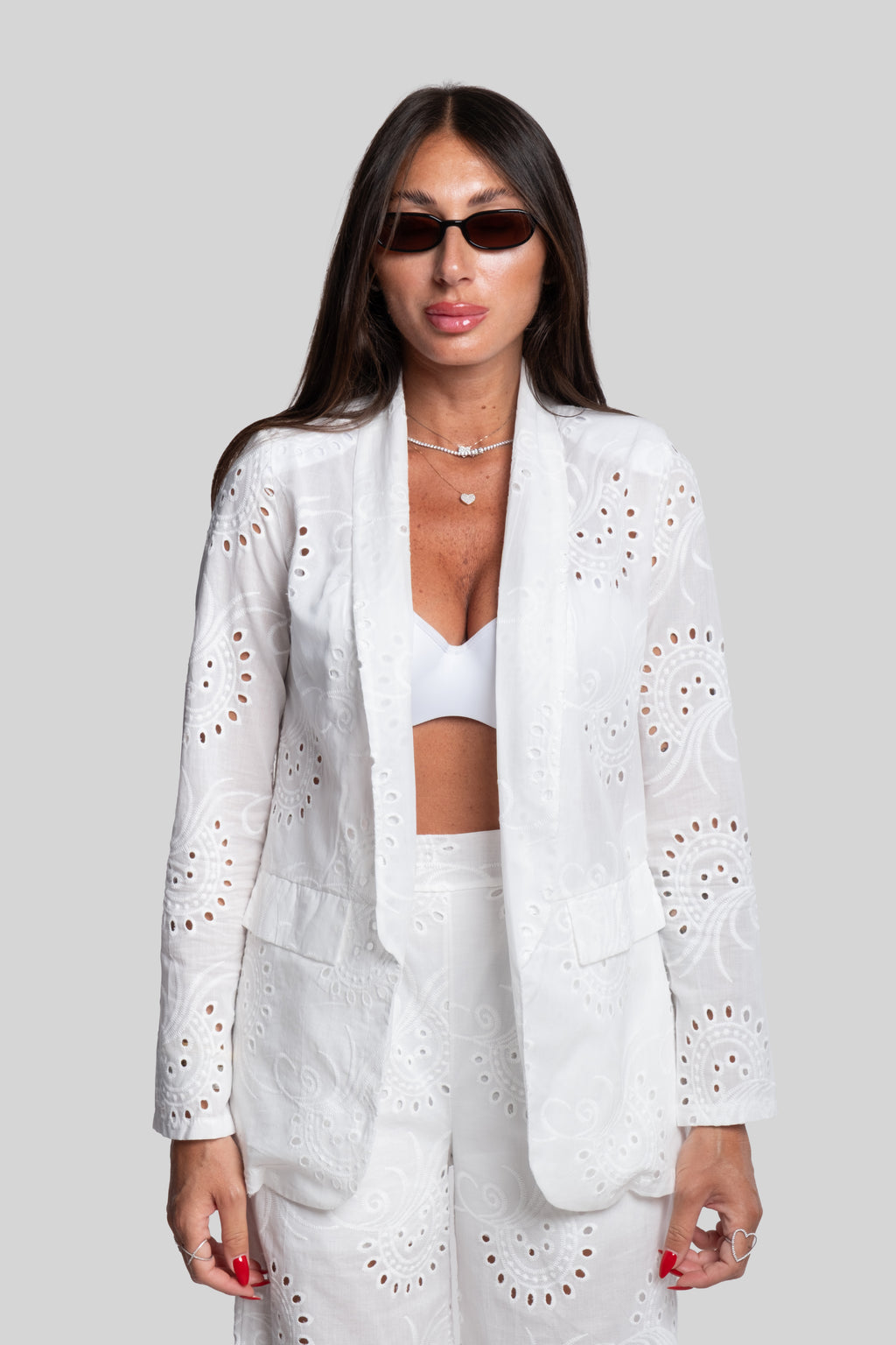 Tailleur pizzo san gallo