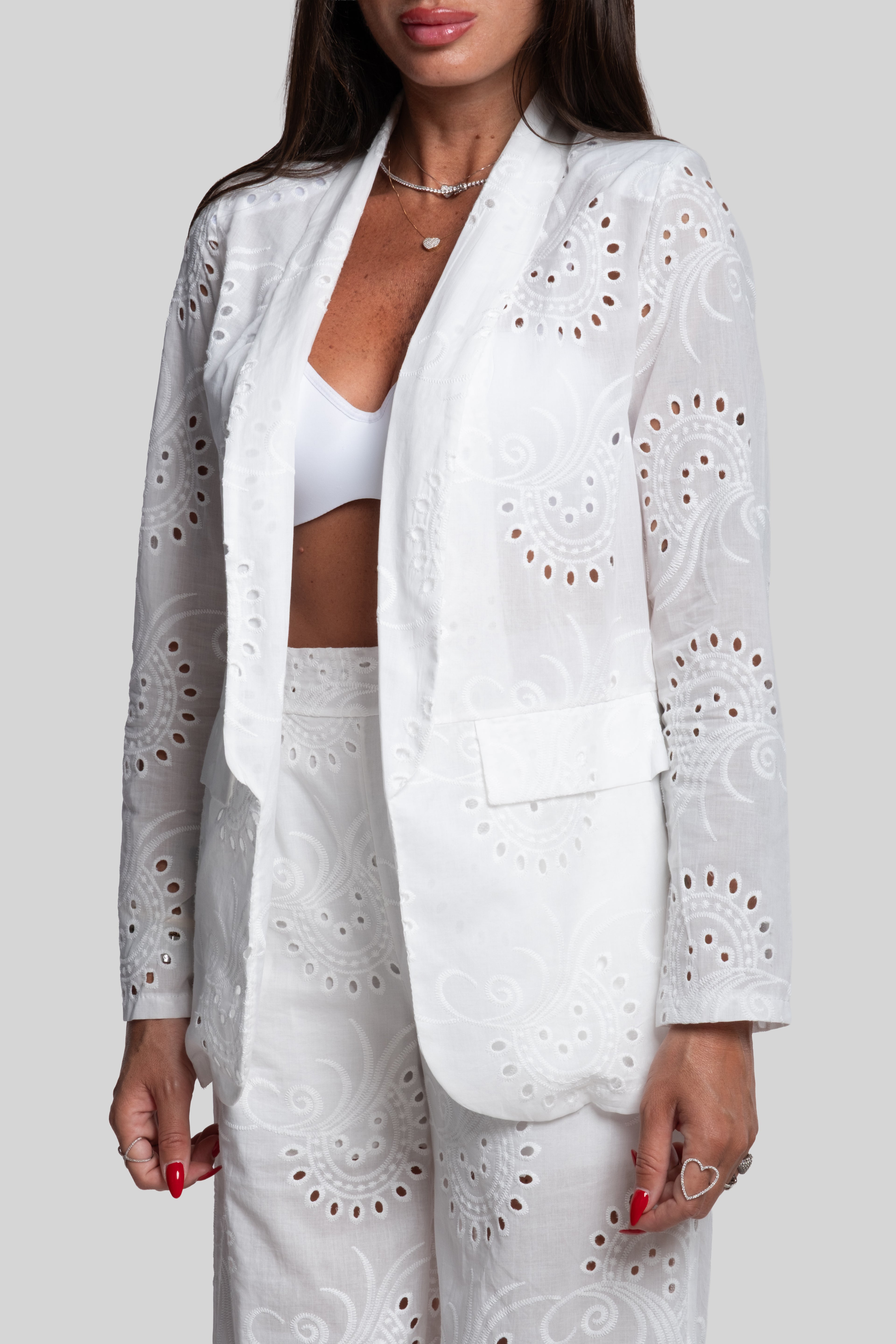 Tailleur pizzo san gallo