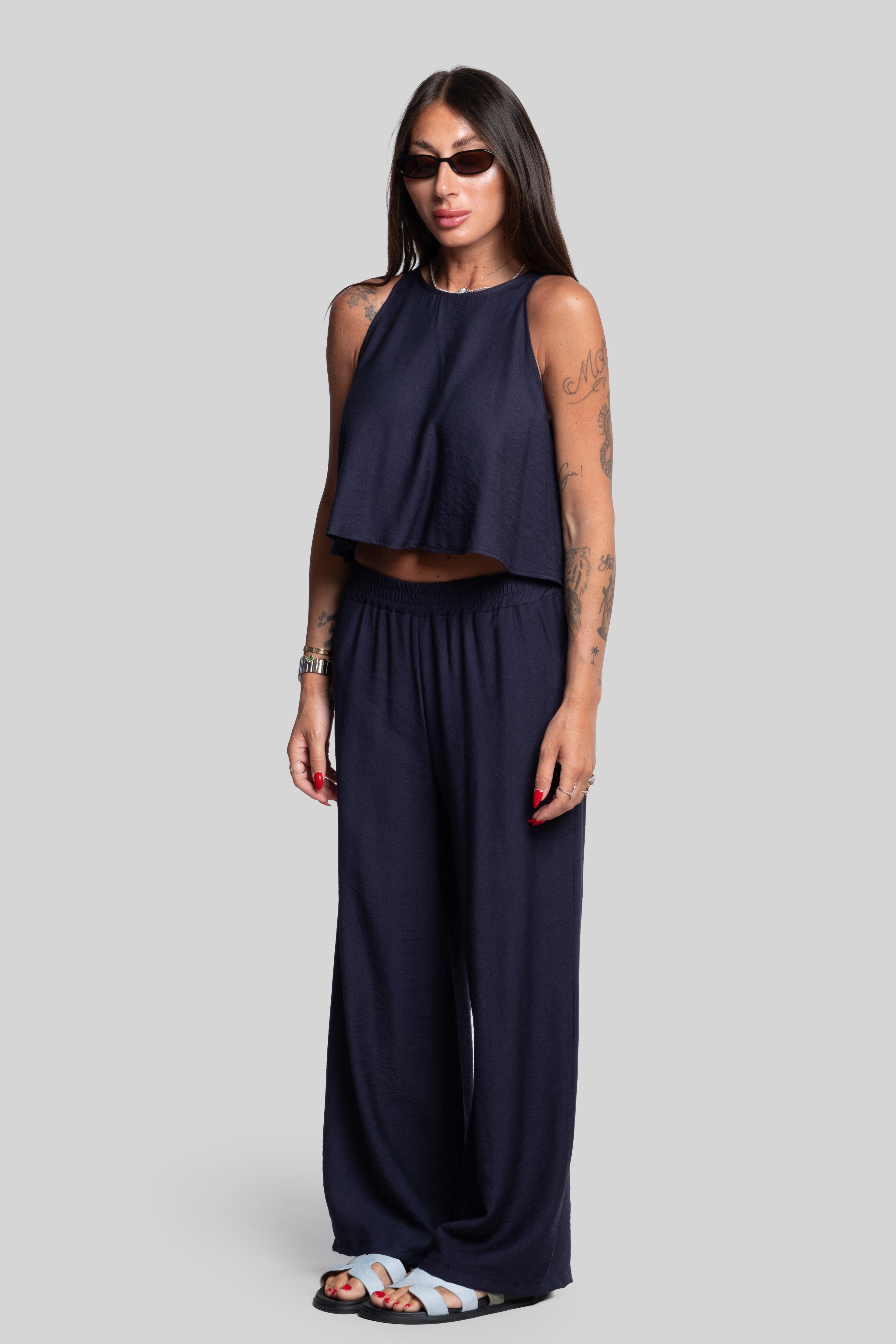 Coordinato Sandra blu