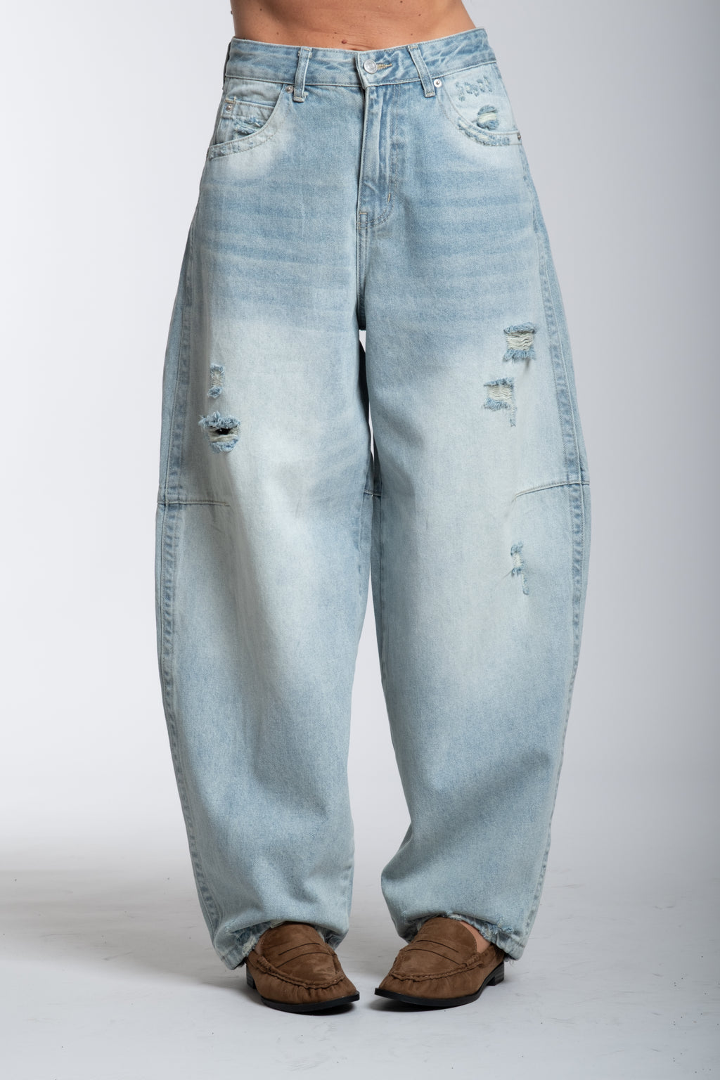 Denim strappi
