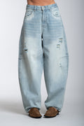 Denim strappi