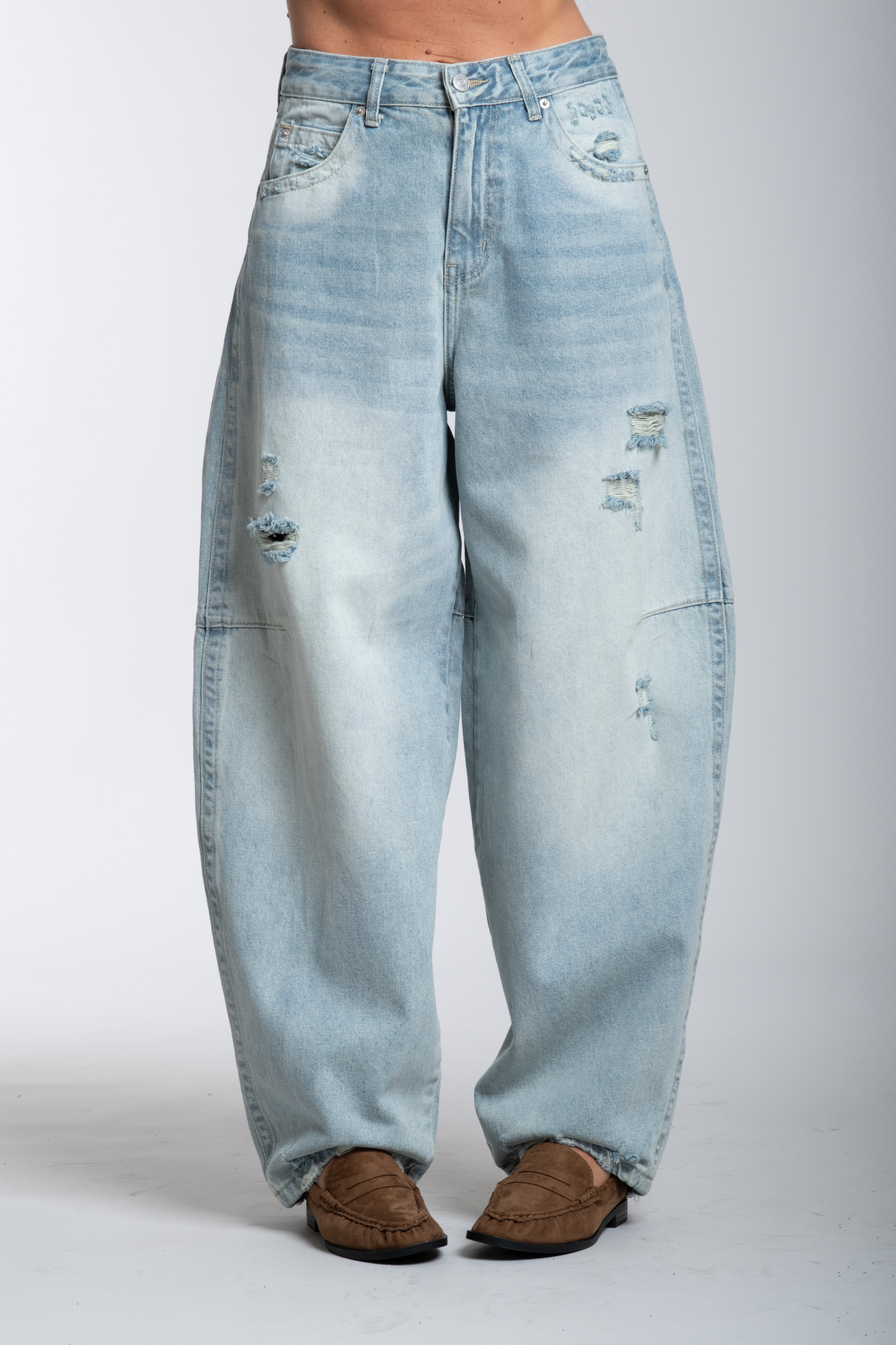 Denim strappi
