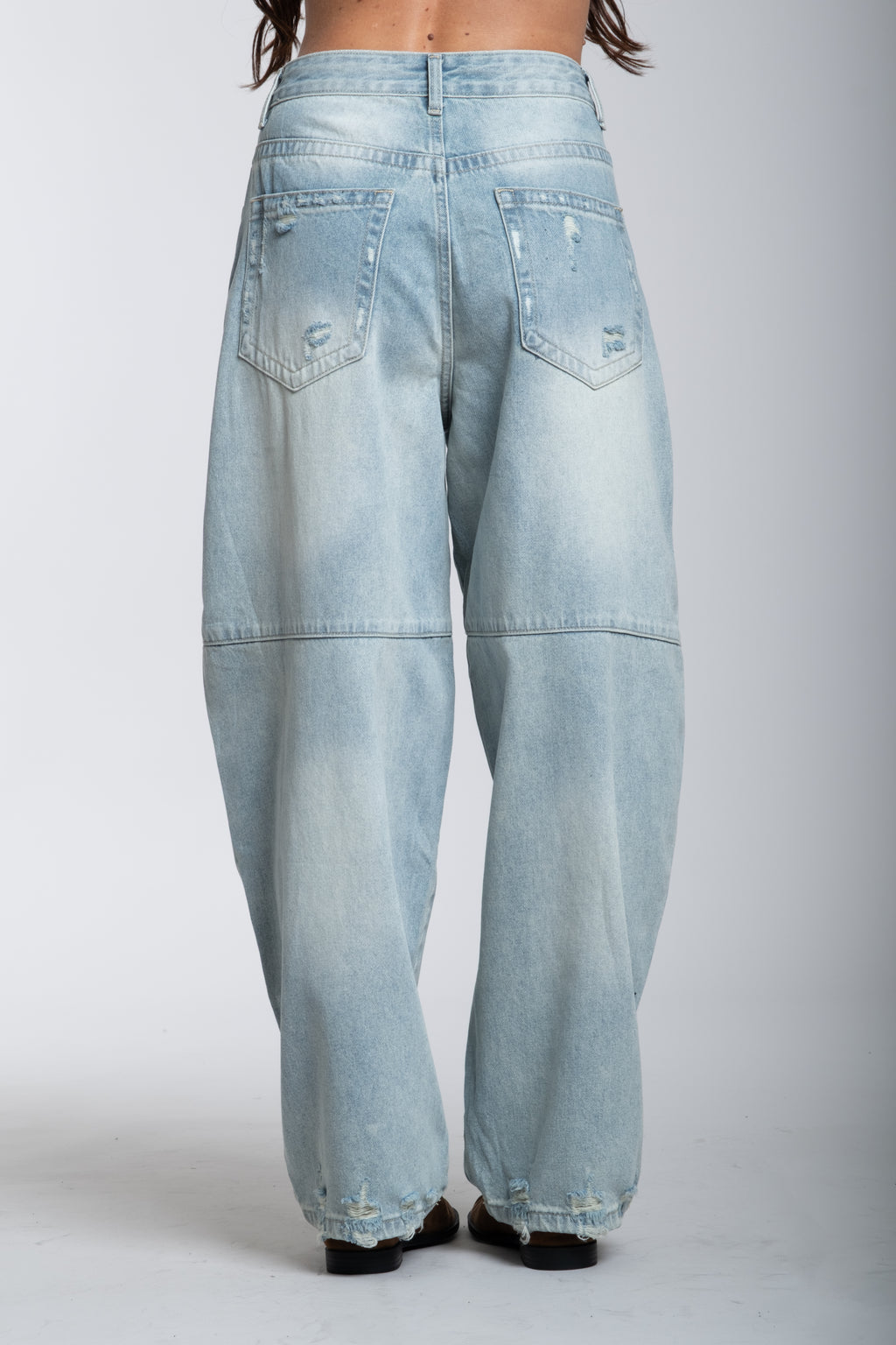Denim strappi