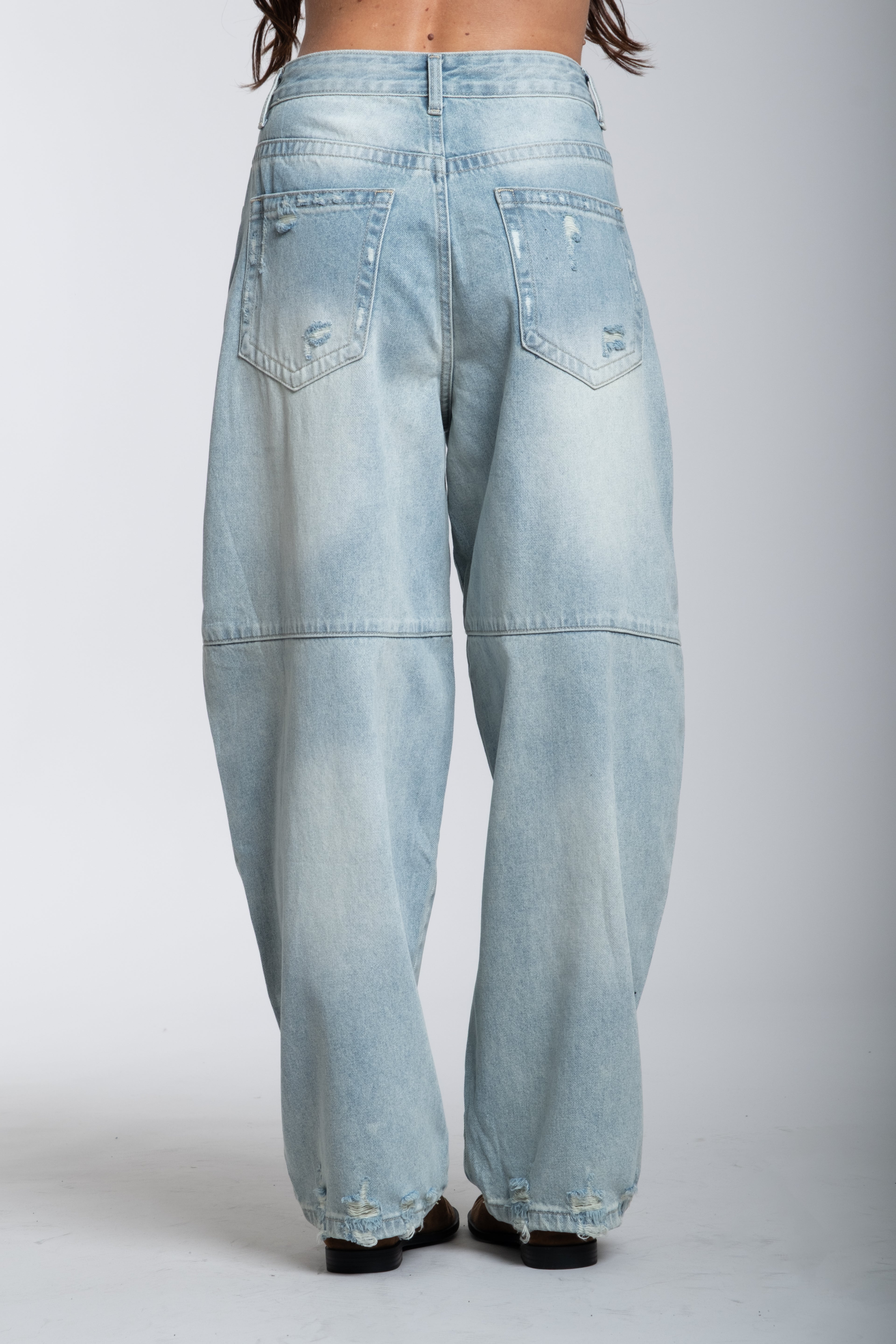 Denim strappi