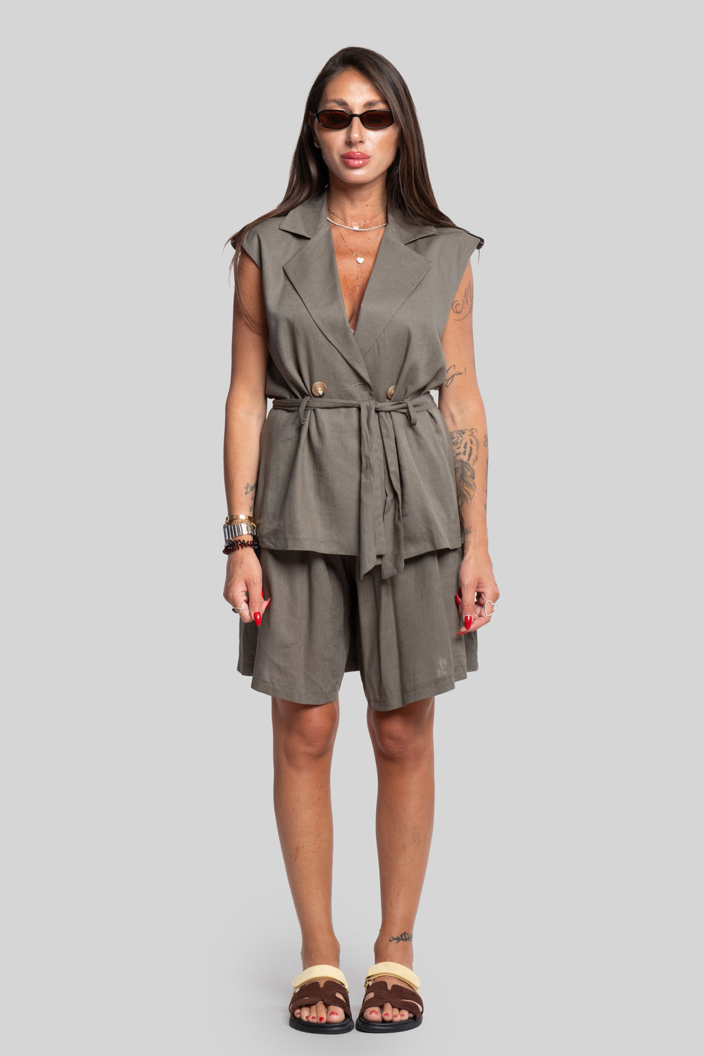 Tailleur Viky verde