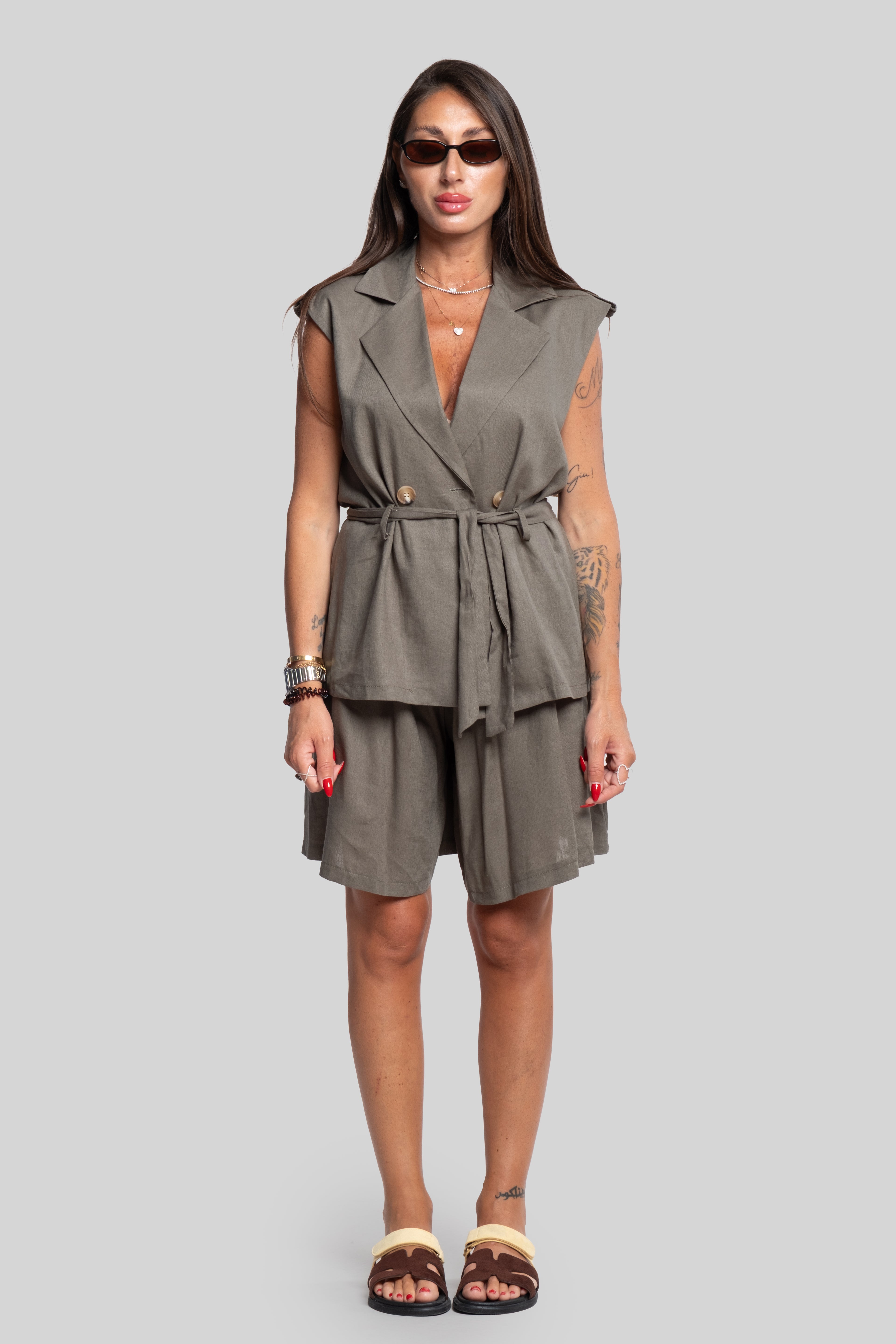 Tailleur Viky verde