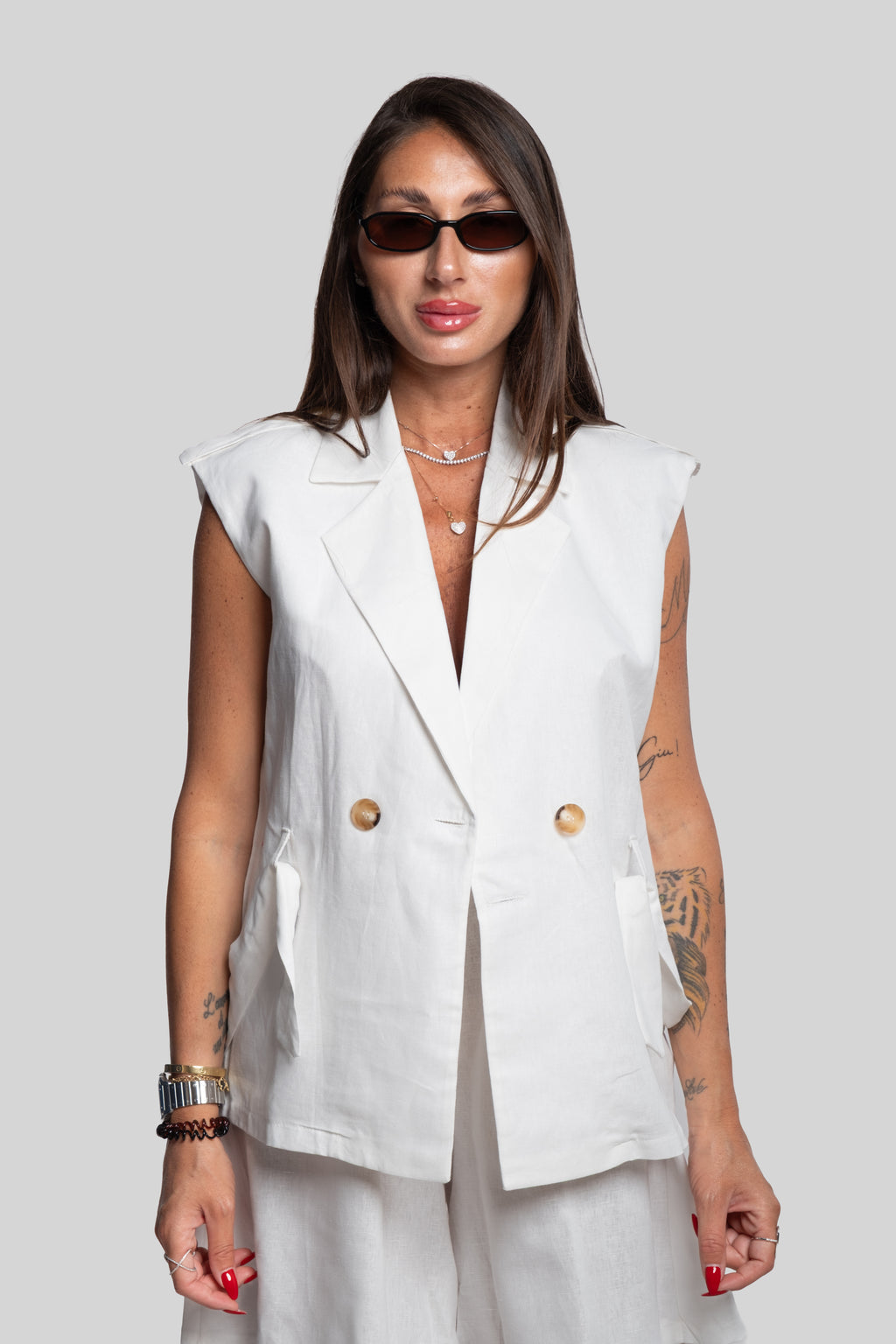 Tailleur Viky bianco