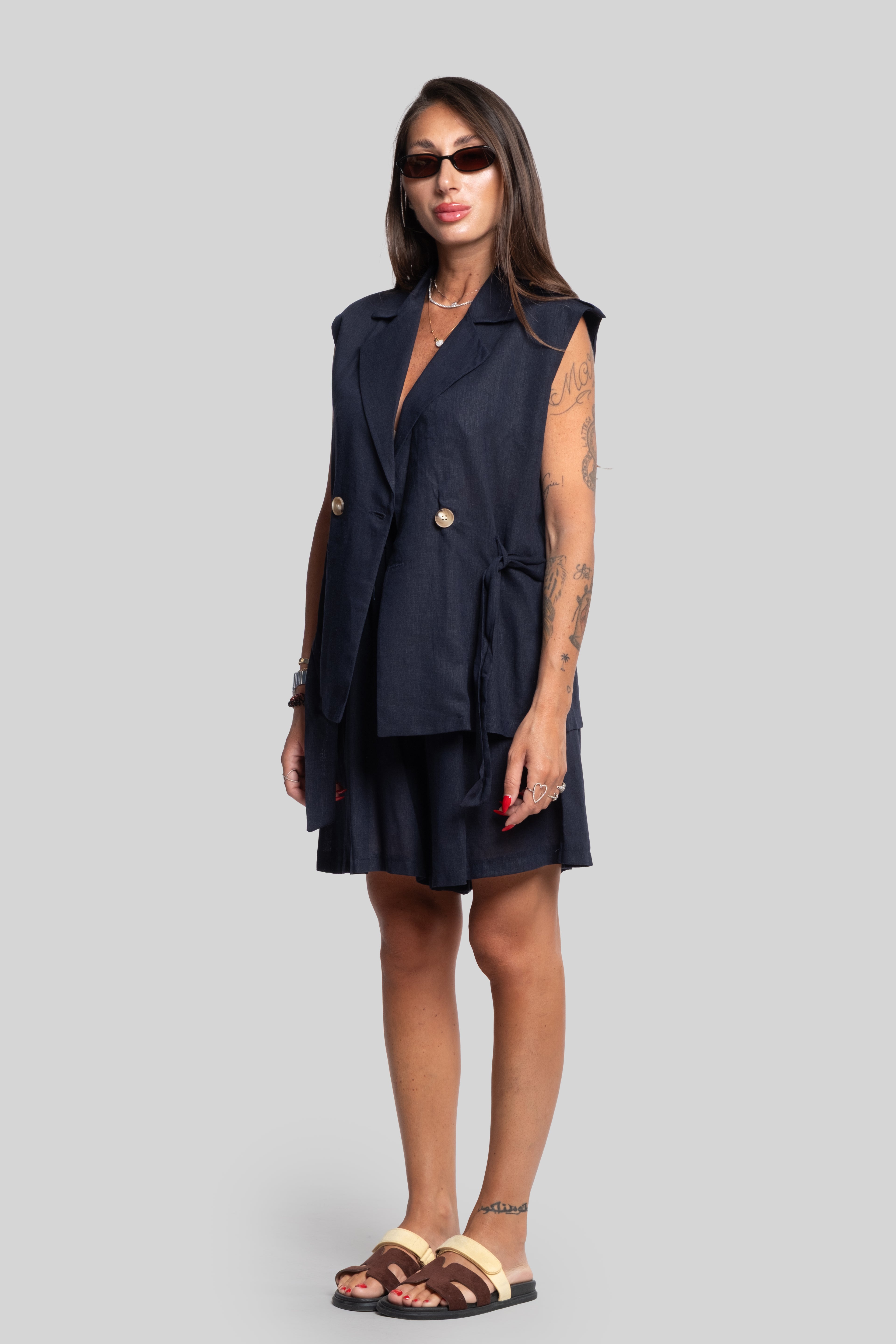 Tailleur Viky blu