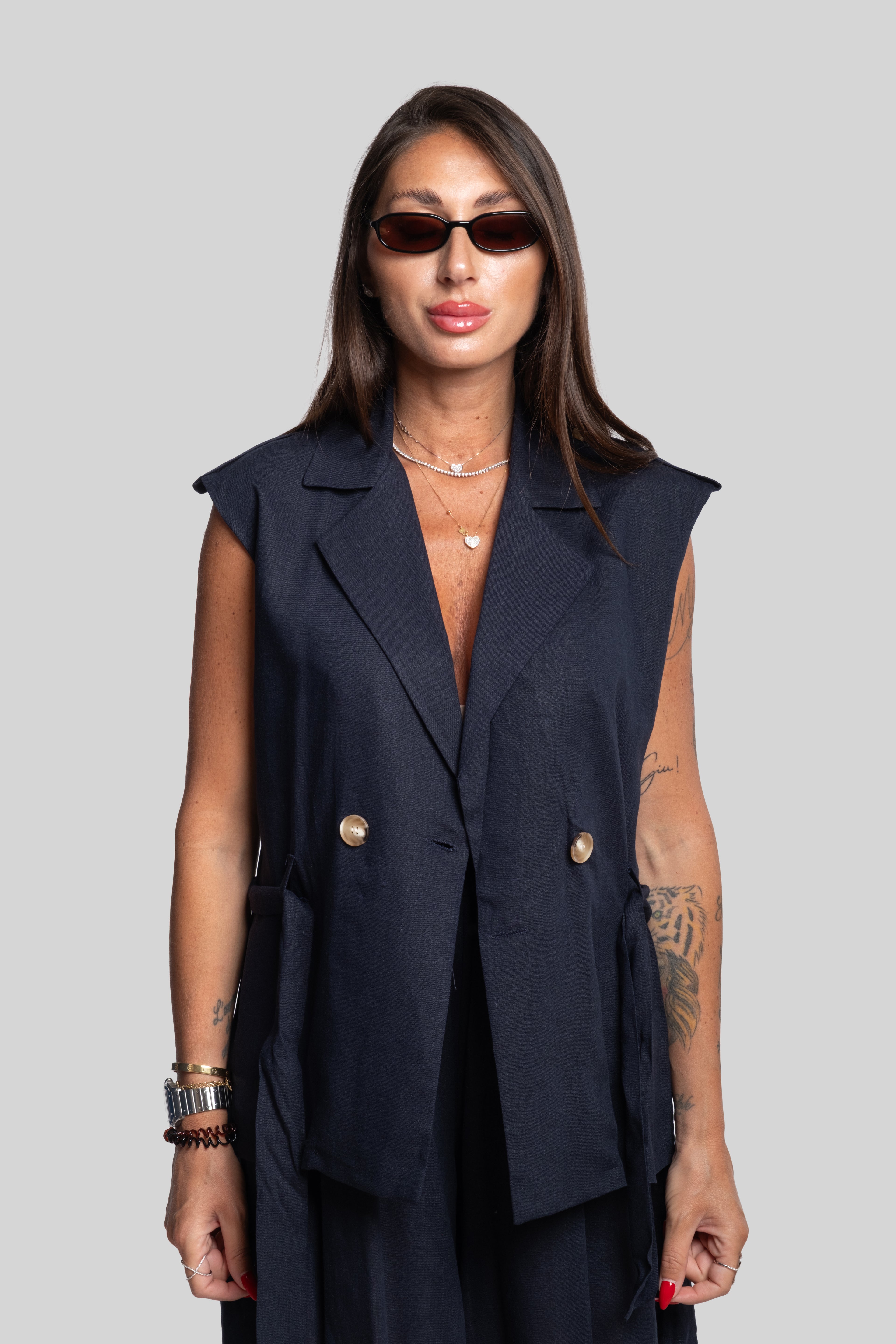 Tailleur Viky blu