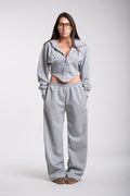 Tuta crop grigia