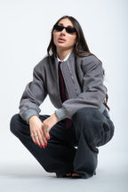 Bomber Queen grigio