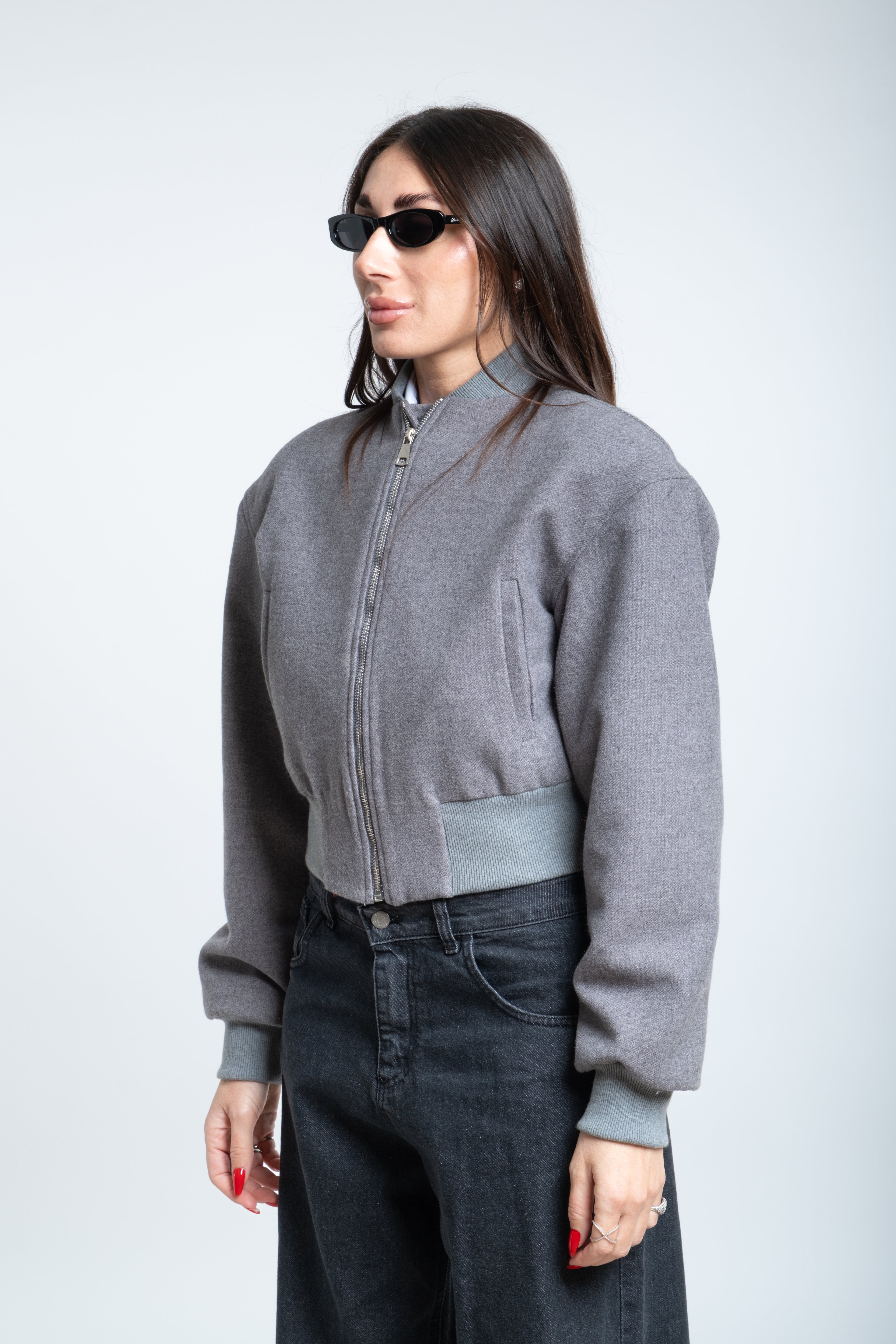 Bomber Queen grigio