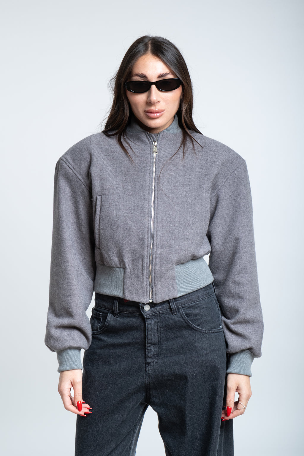 Bomber Queen grigio
