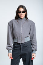 Bomber Queen grigio