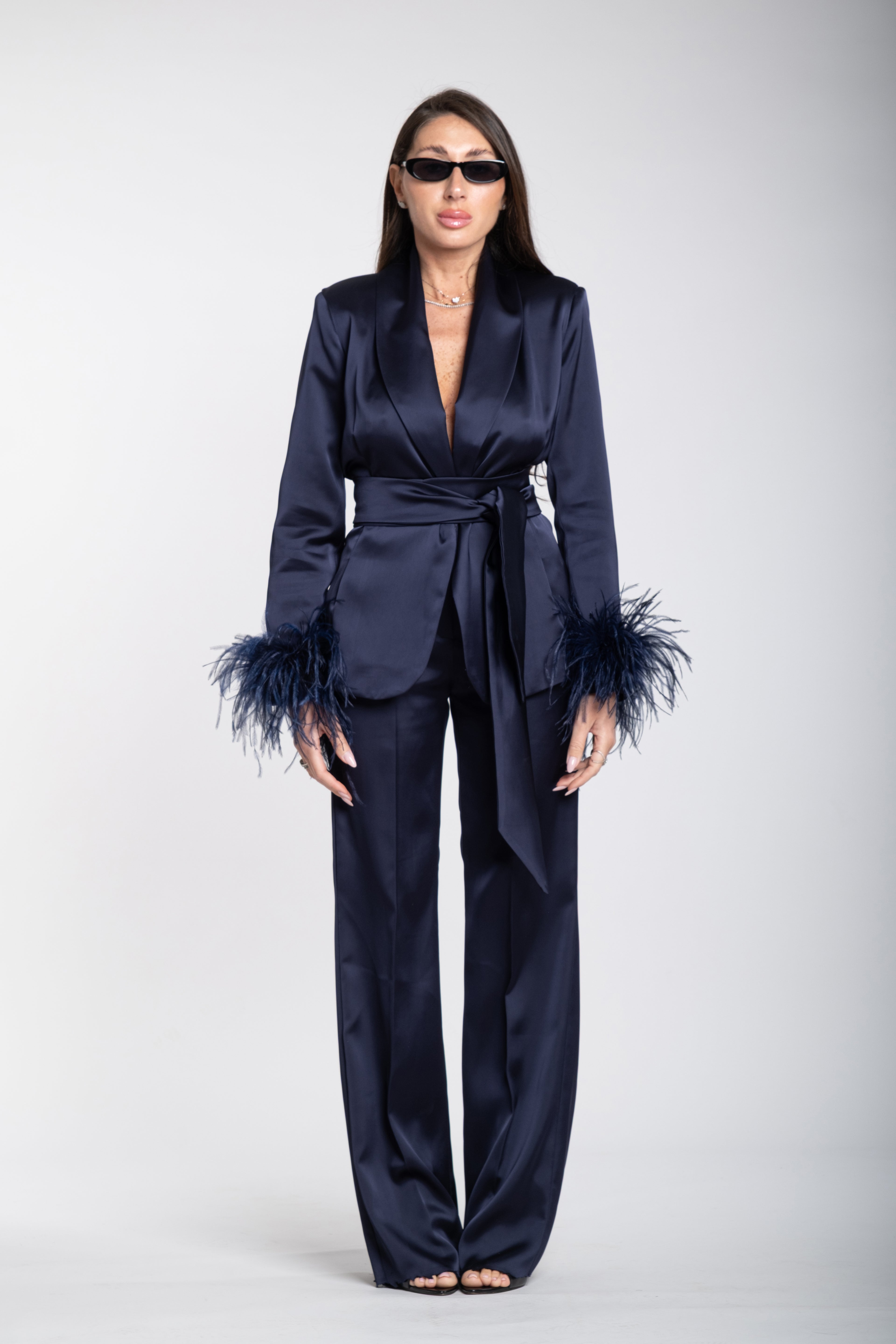 tailleur Domina blu