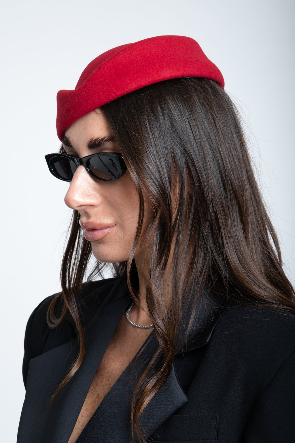 Cappello Queen bordeaux
