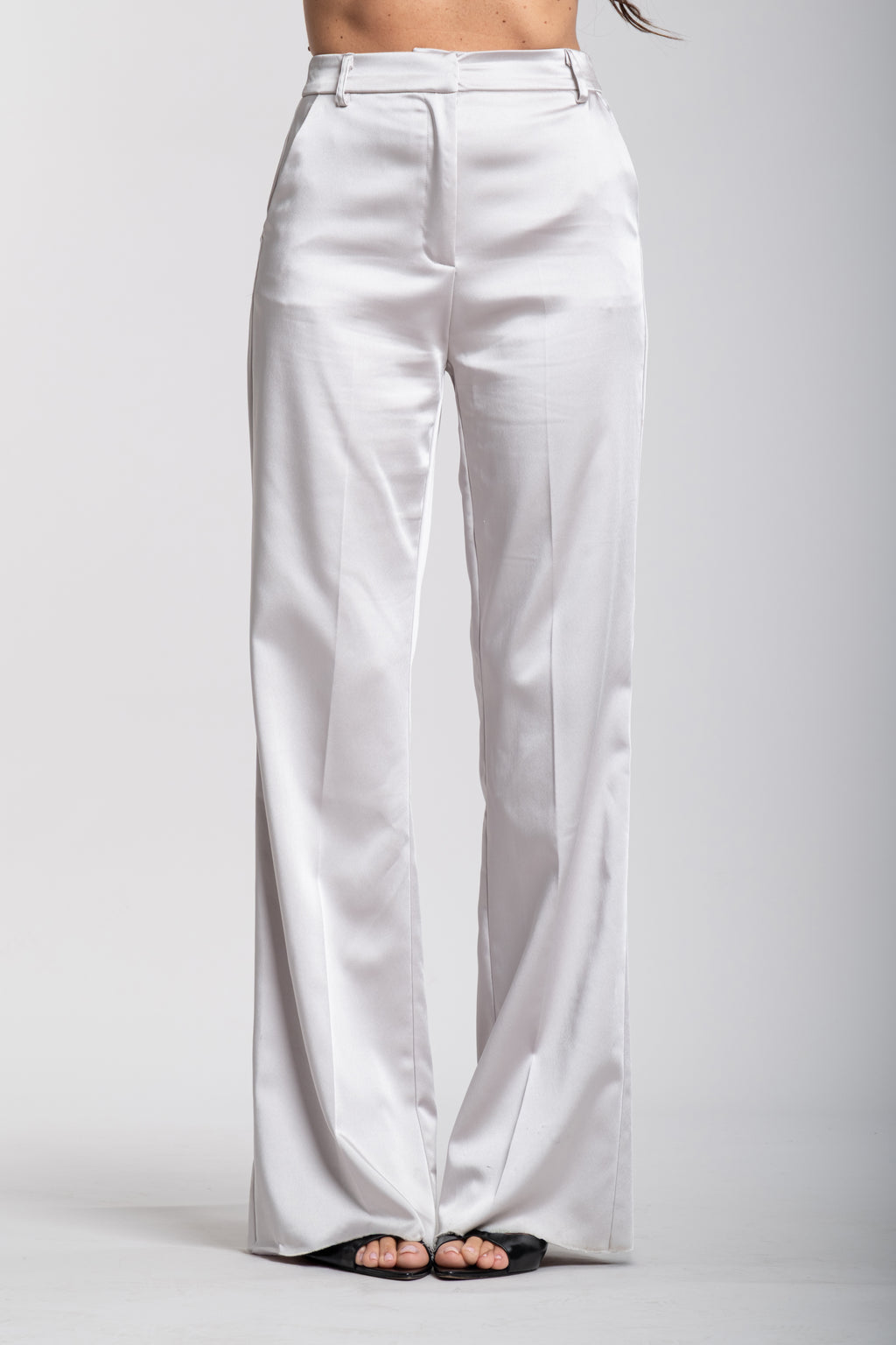 Tailleur Domina grigio perla
