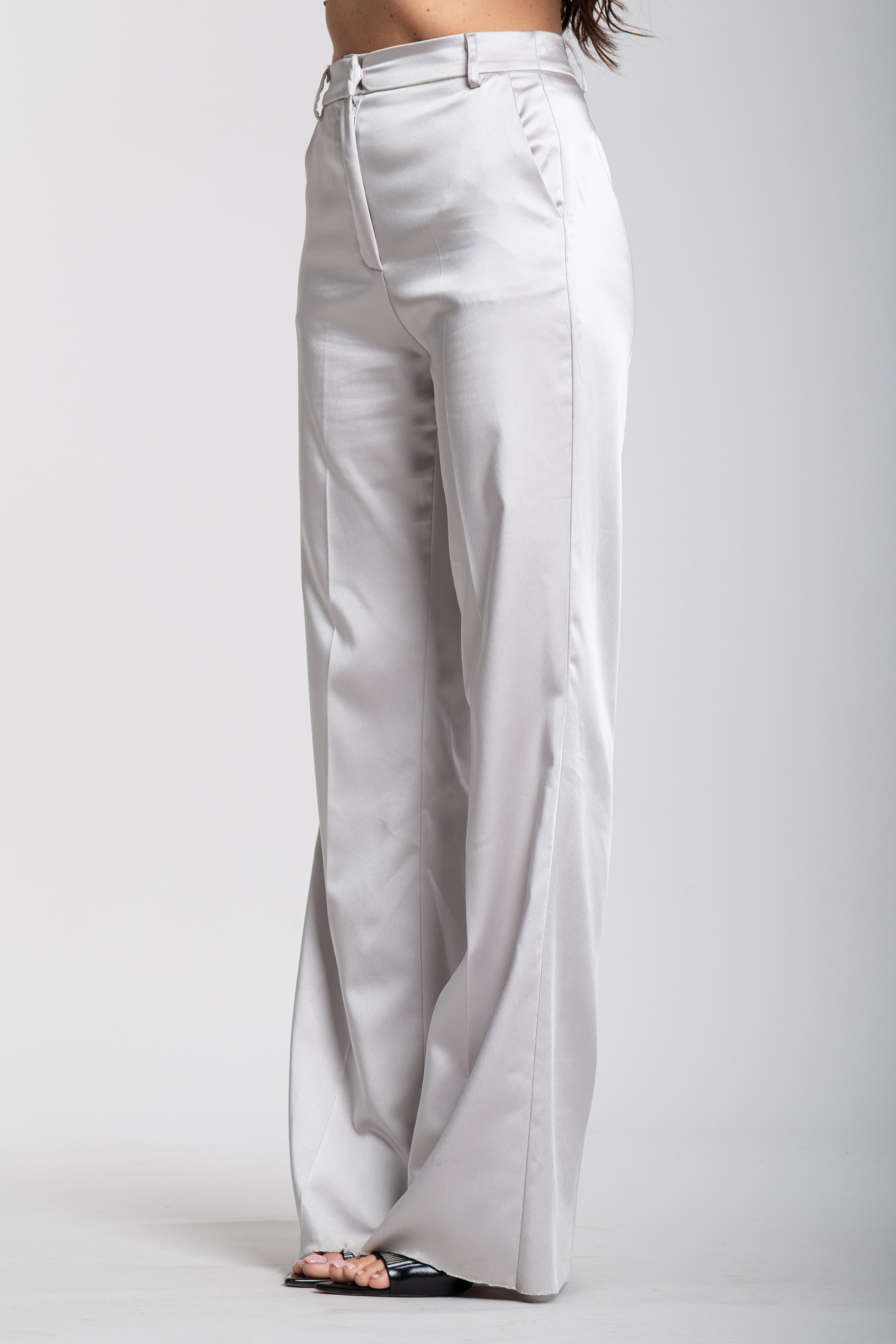 Tailleur Domina grigio perla