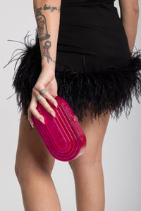 Pochette Domina magenta