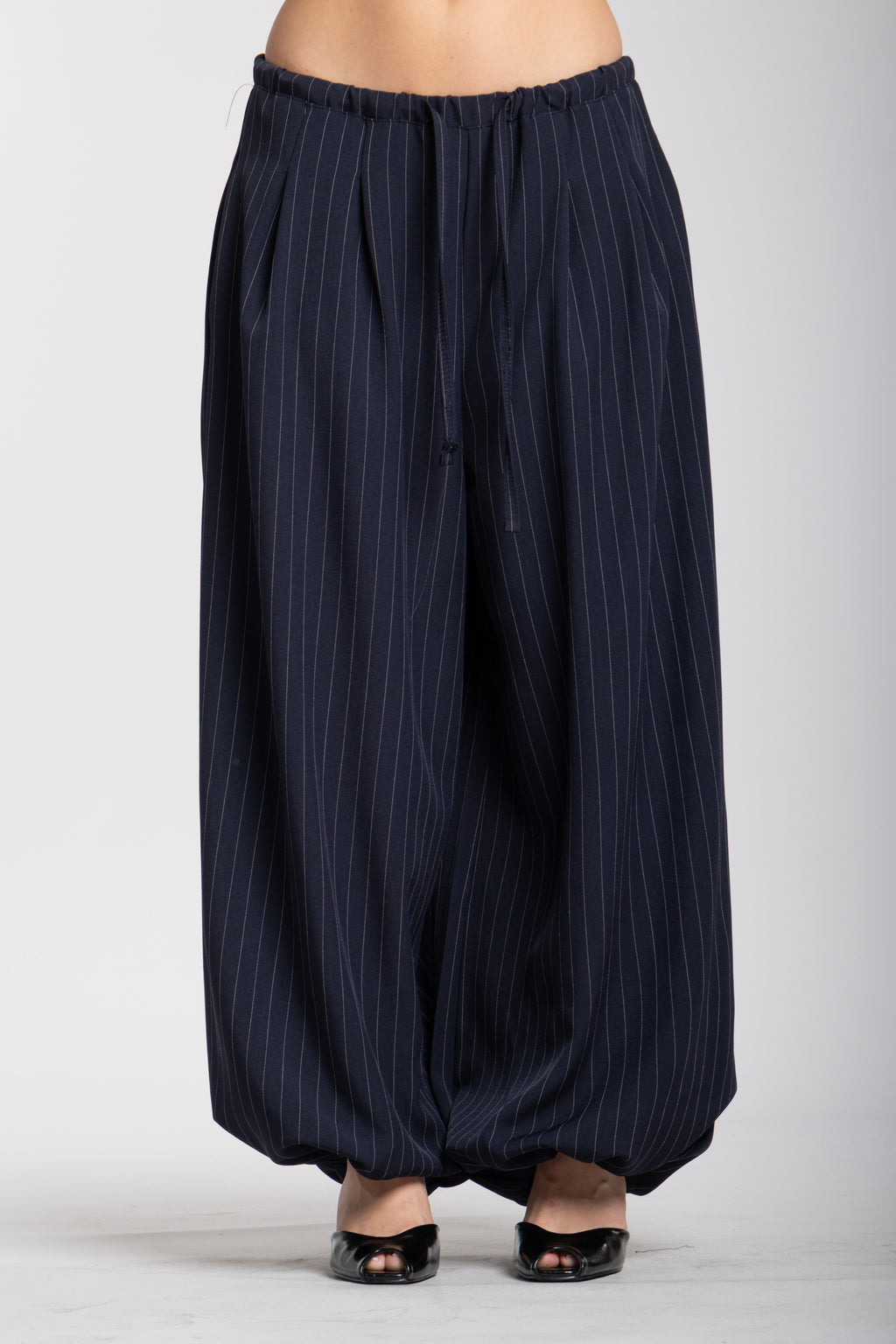 Pantalaccio gessato blu