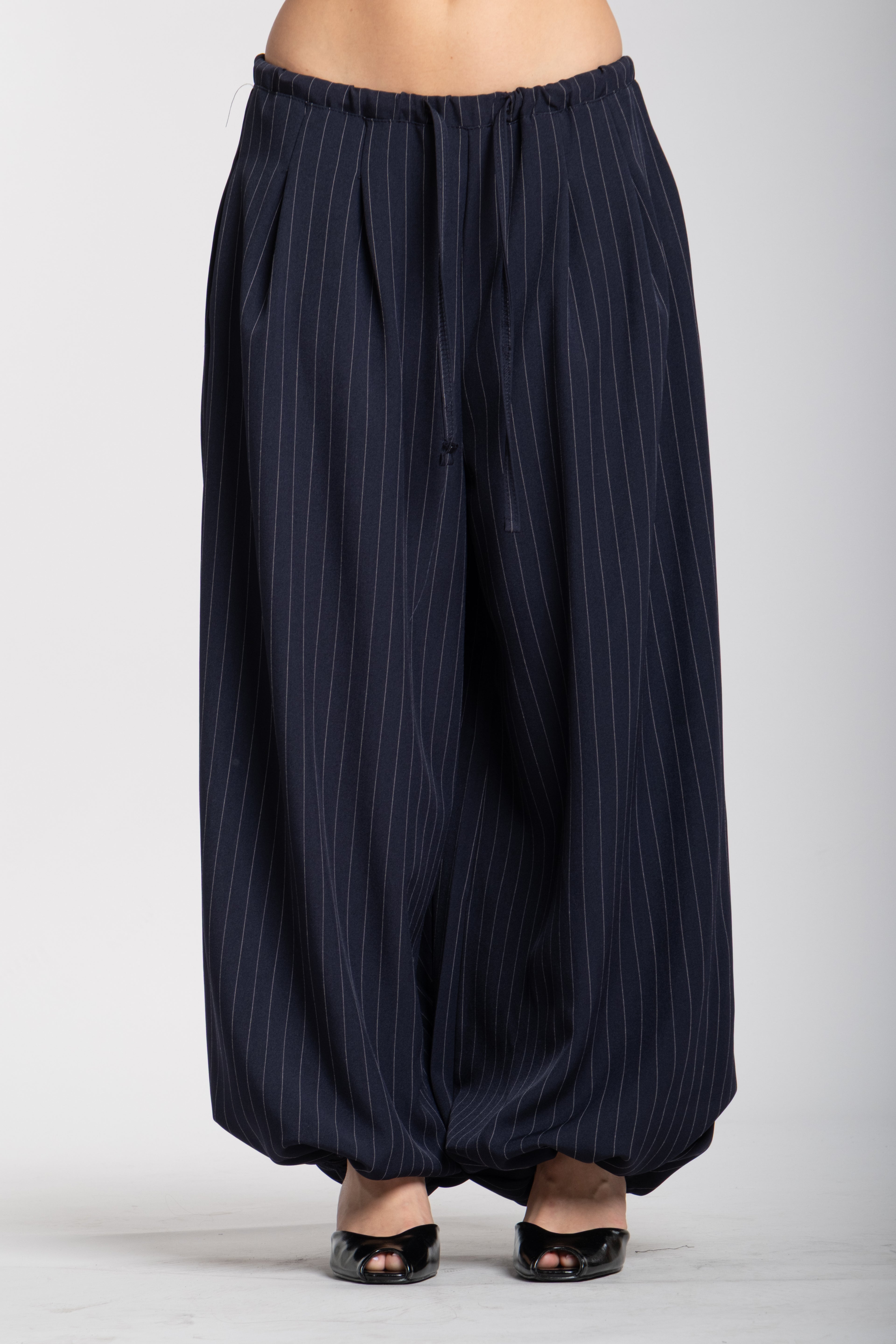 Pantalaccio gessato blu