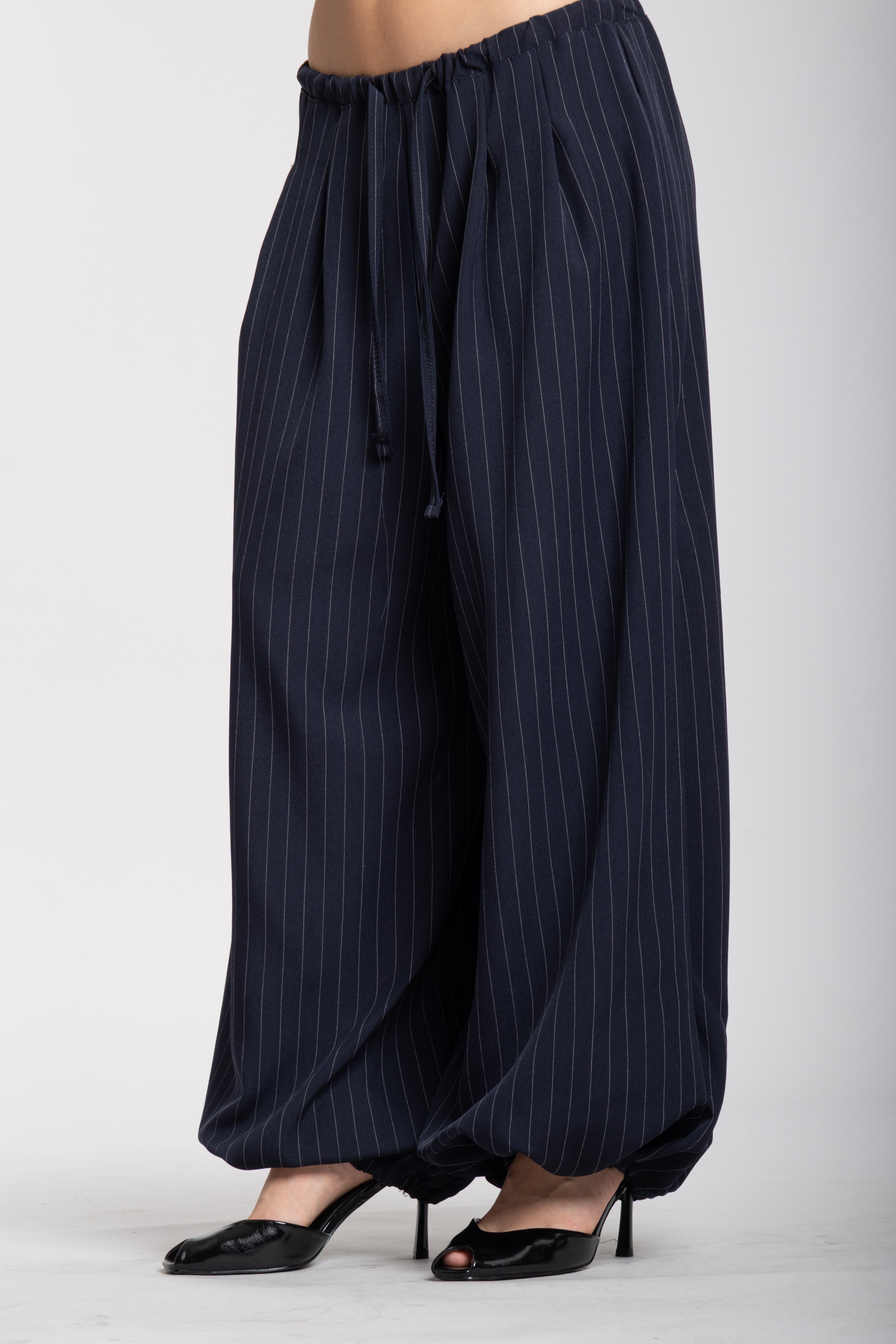 Pantalaccio gessato blu