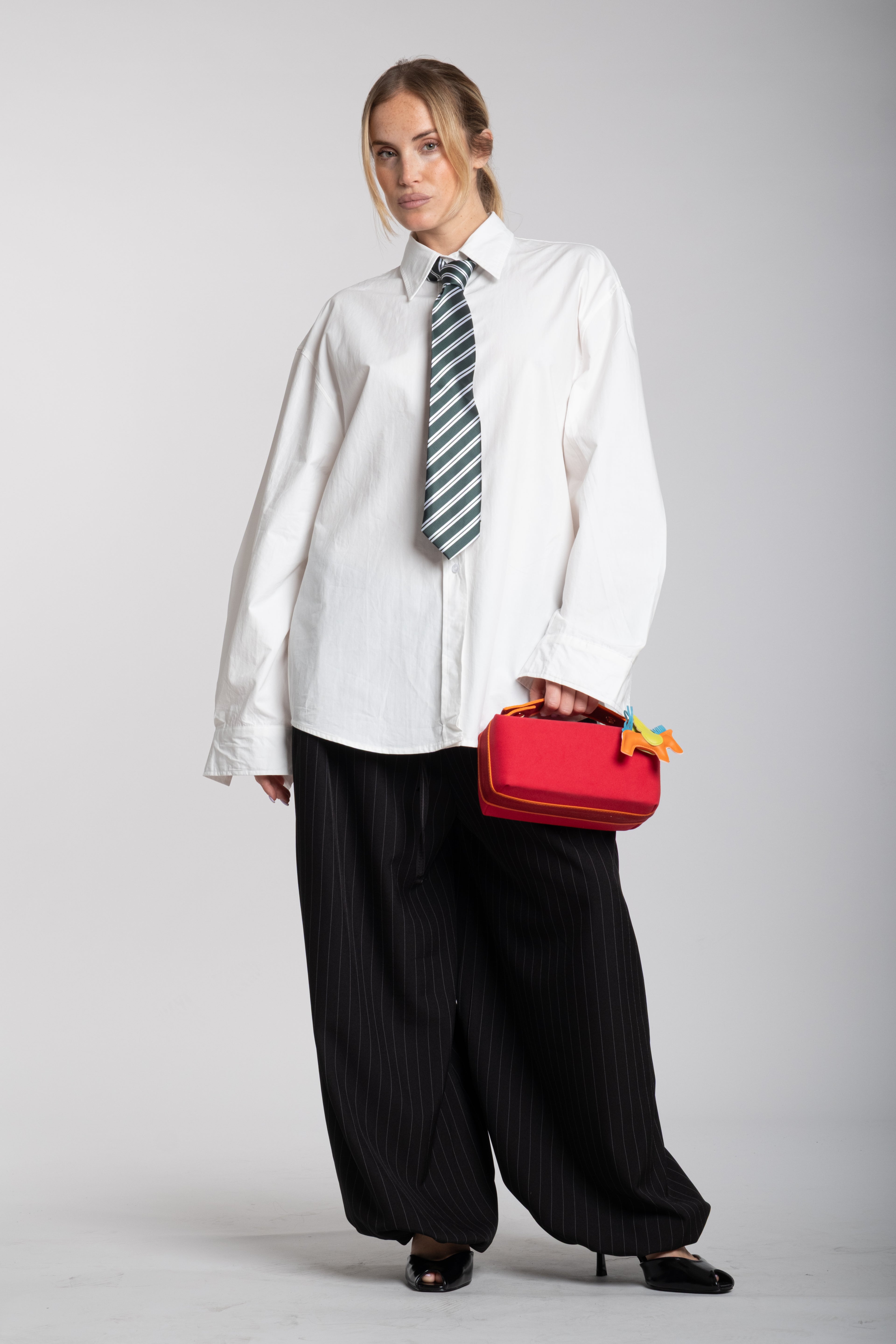 Pantalaccio gessato nero