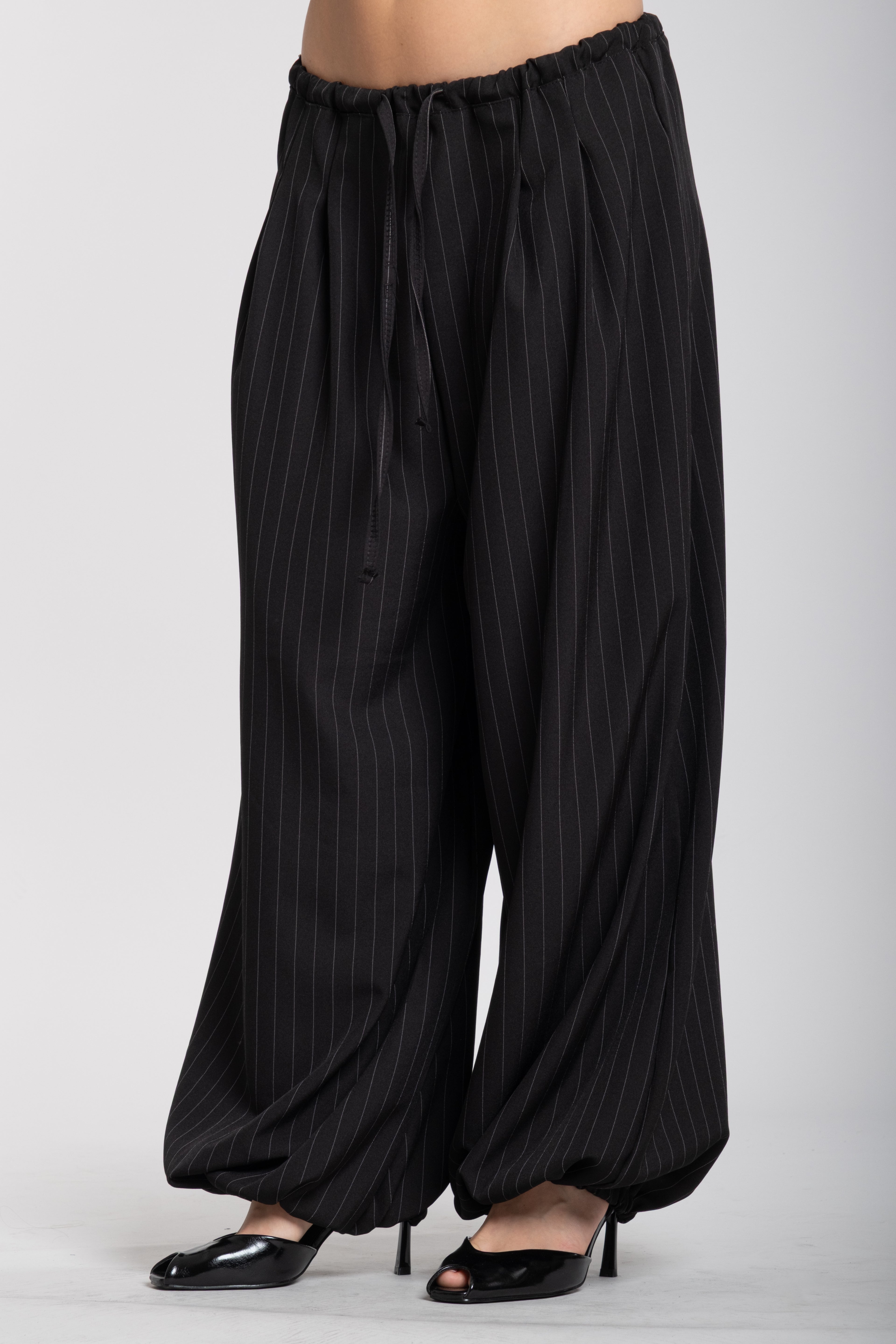 Pantalaccio gessato nero