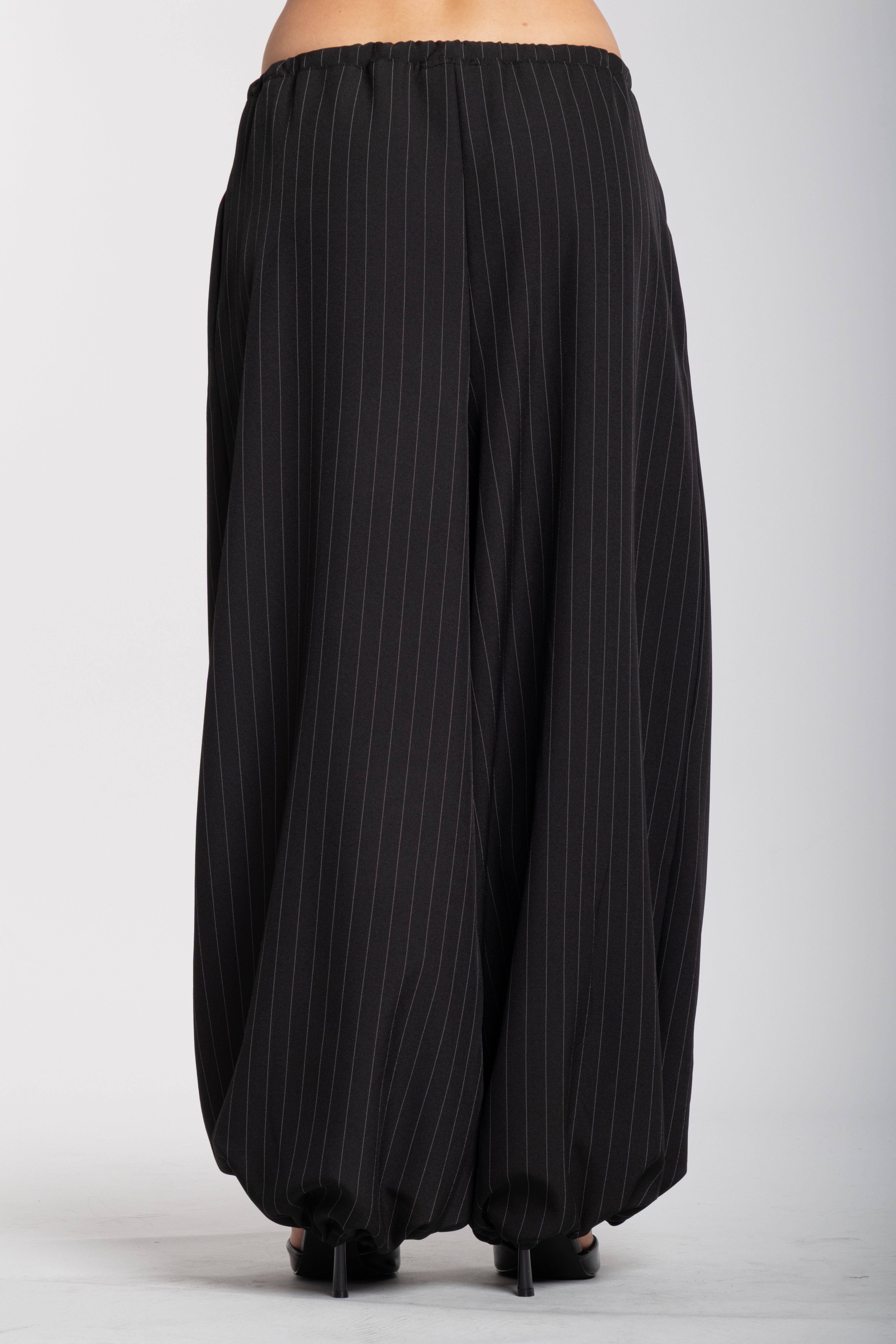 Pantalaccio gessato nero