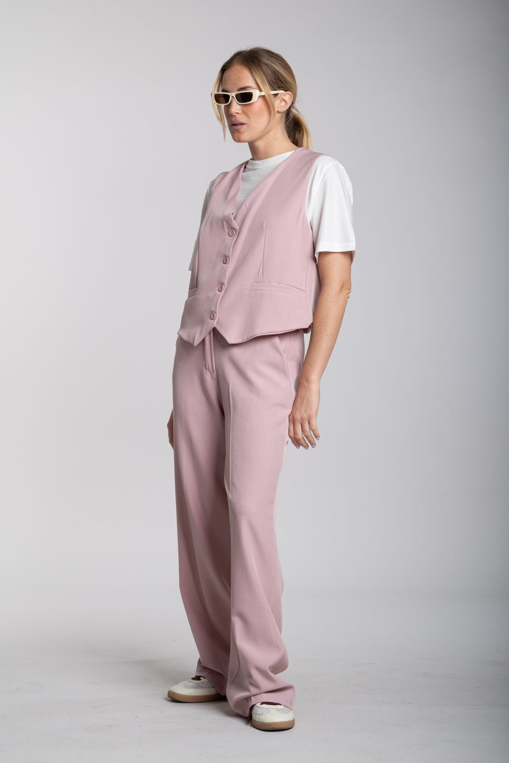 Tailleur Bon ton rosa