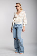 Denim dritto strappi (8656)