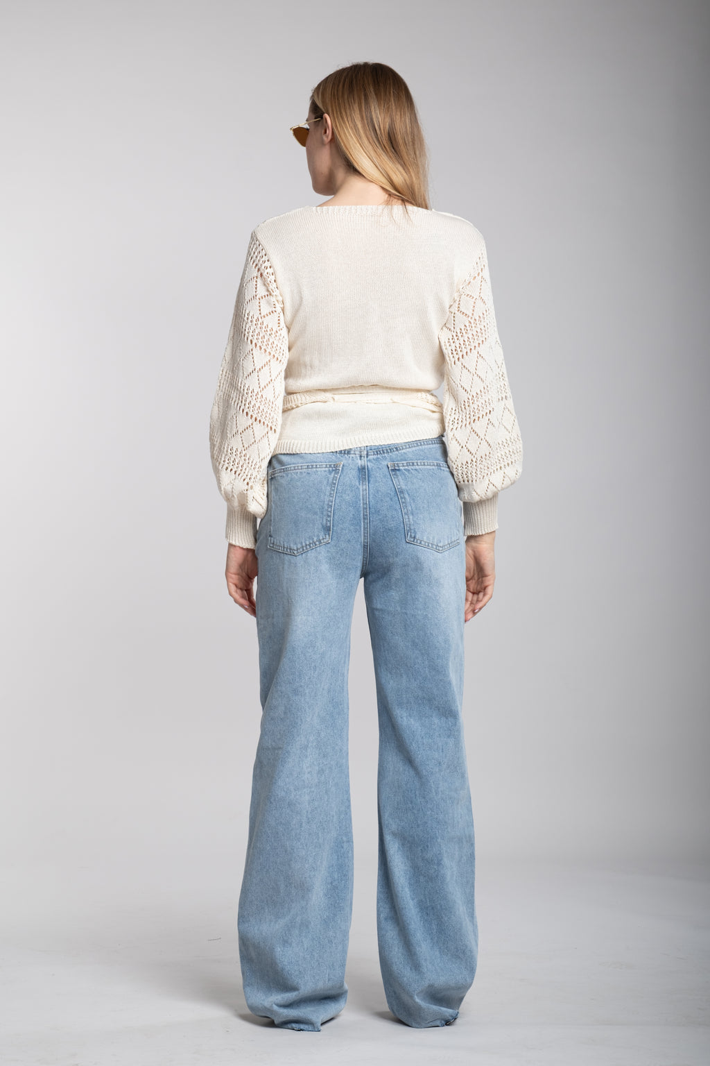 Denim dritto strappi (8656)