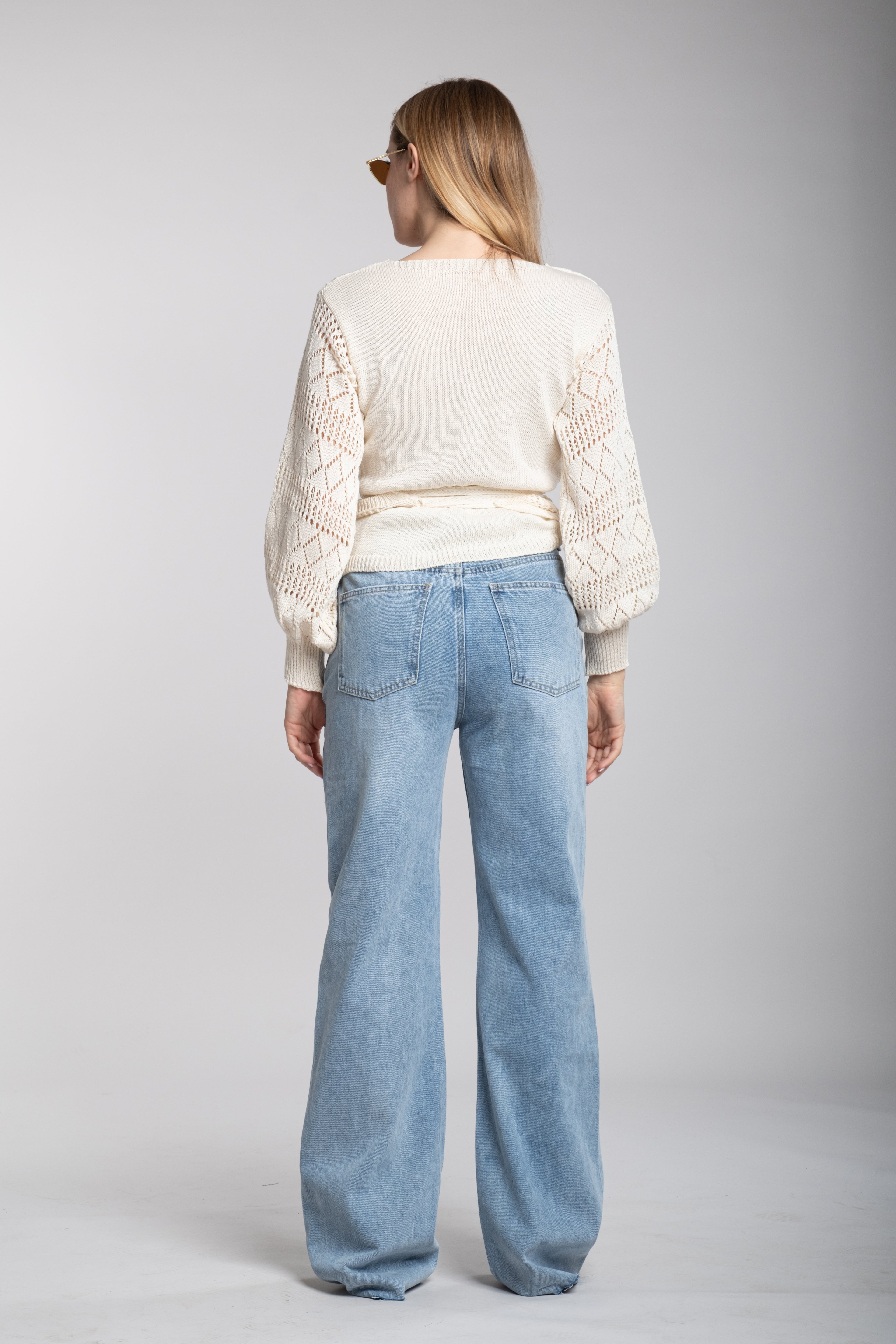 Denim dritto strappi (8656)