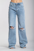 Denim dritto strappi (8656)