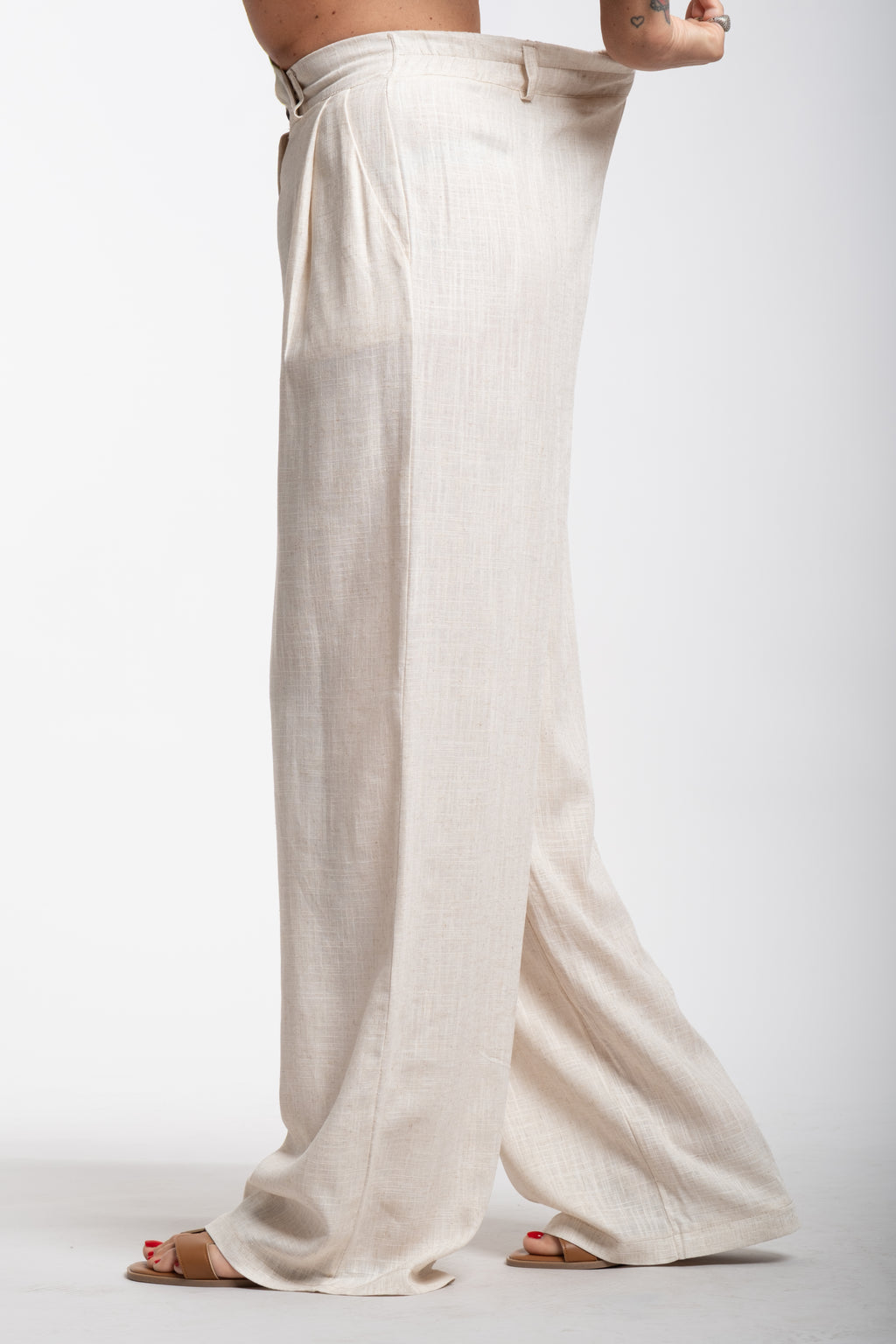 Tailleur Elodie mezza manica beige