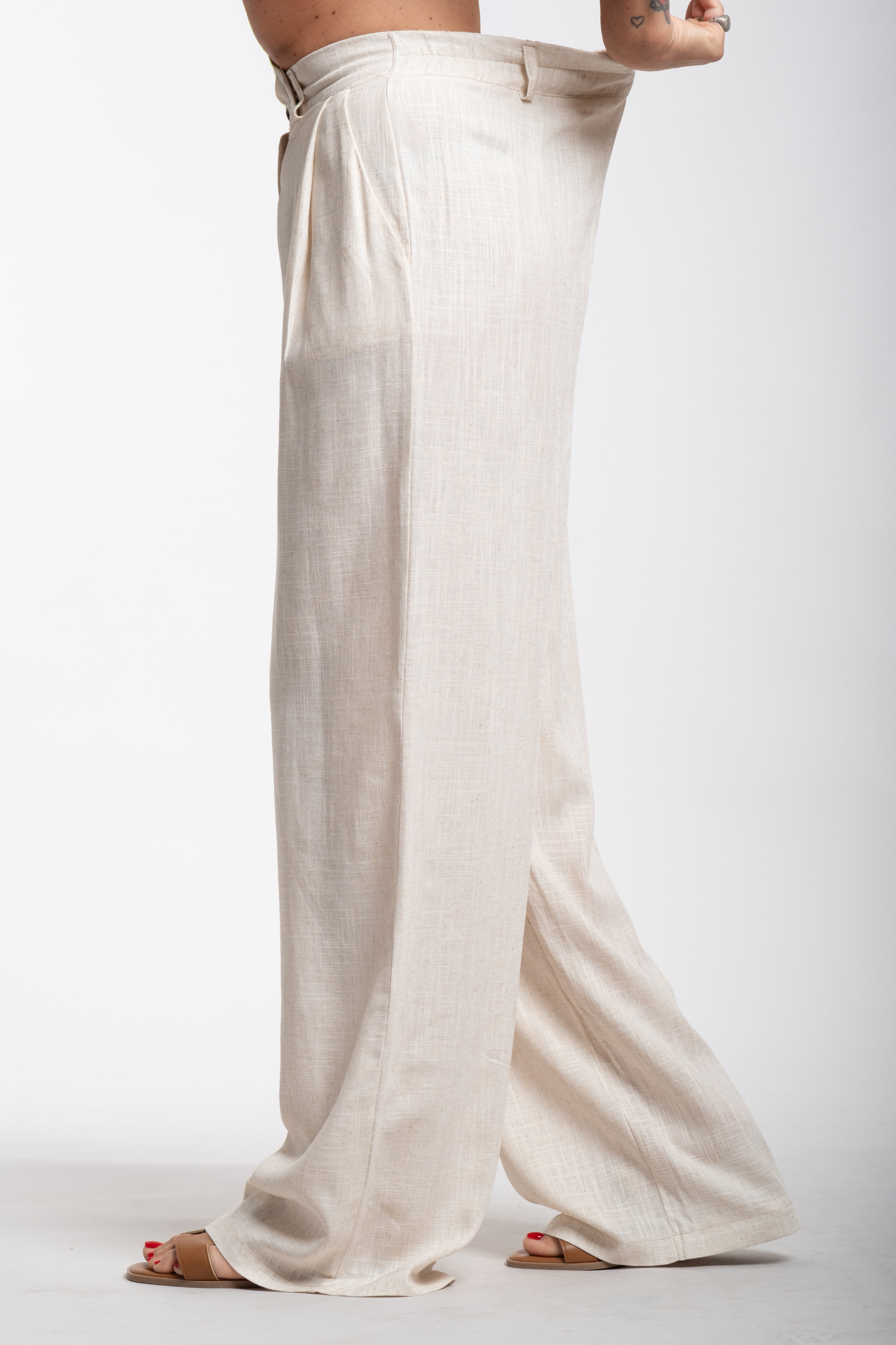 Tailleur Elodie mezza manica beige