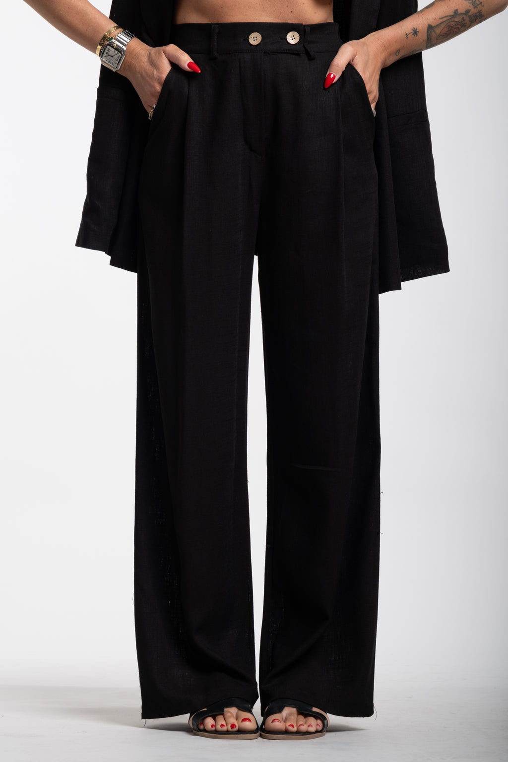 Tailleur Elodie mezza manica nero